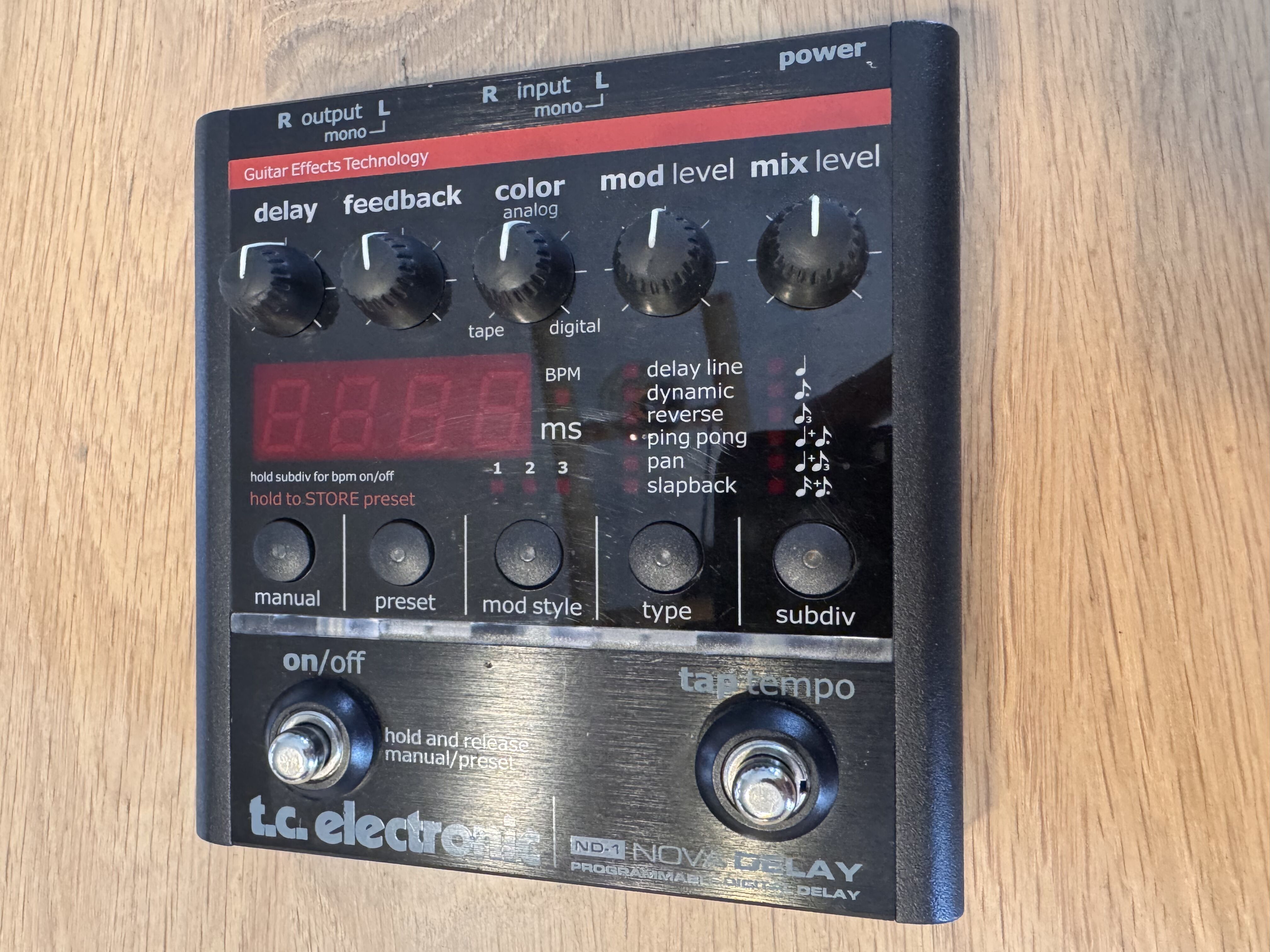 TC Electronic ND-1 Nova Delay (72120)
