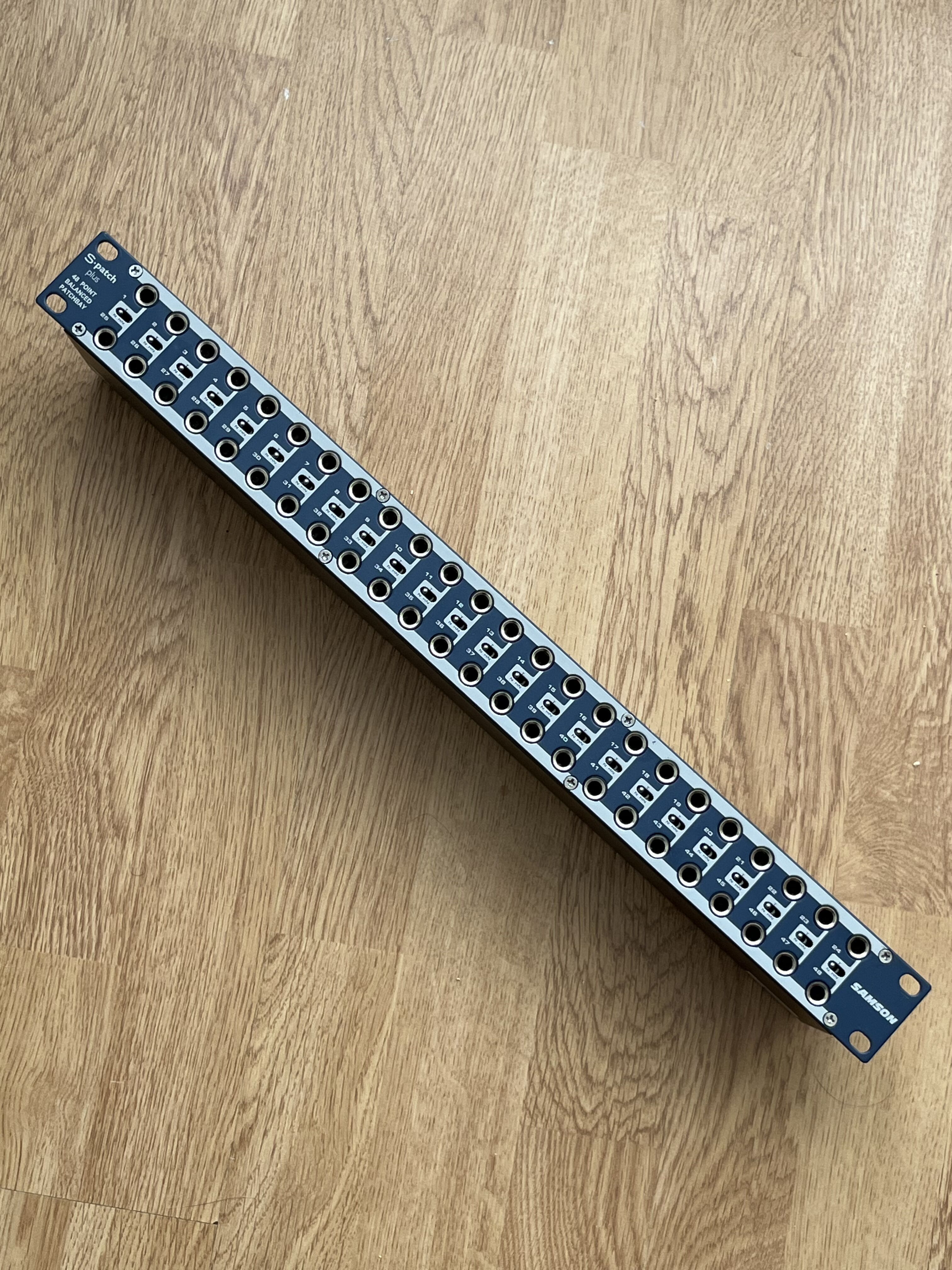 Vends Patchbay Samson S-patch plus