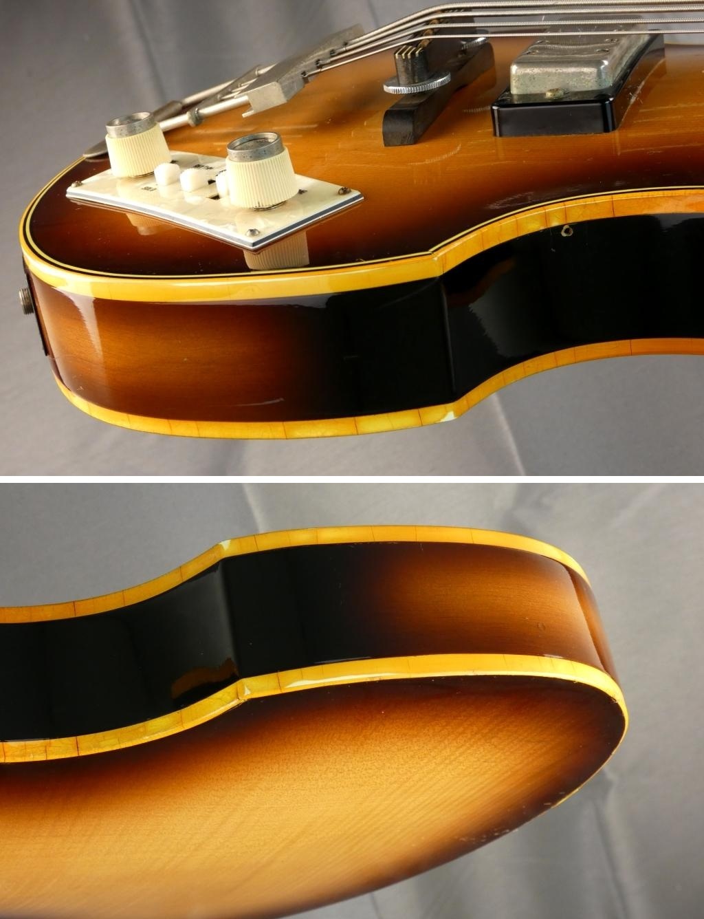 greco violin bass  vb500 vb-500 sunburst japon japan (10)