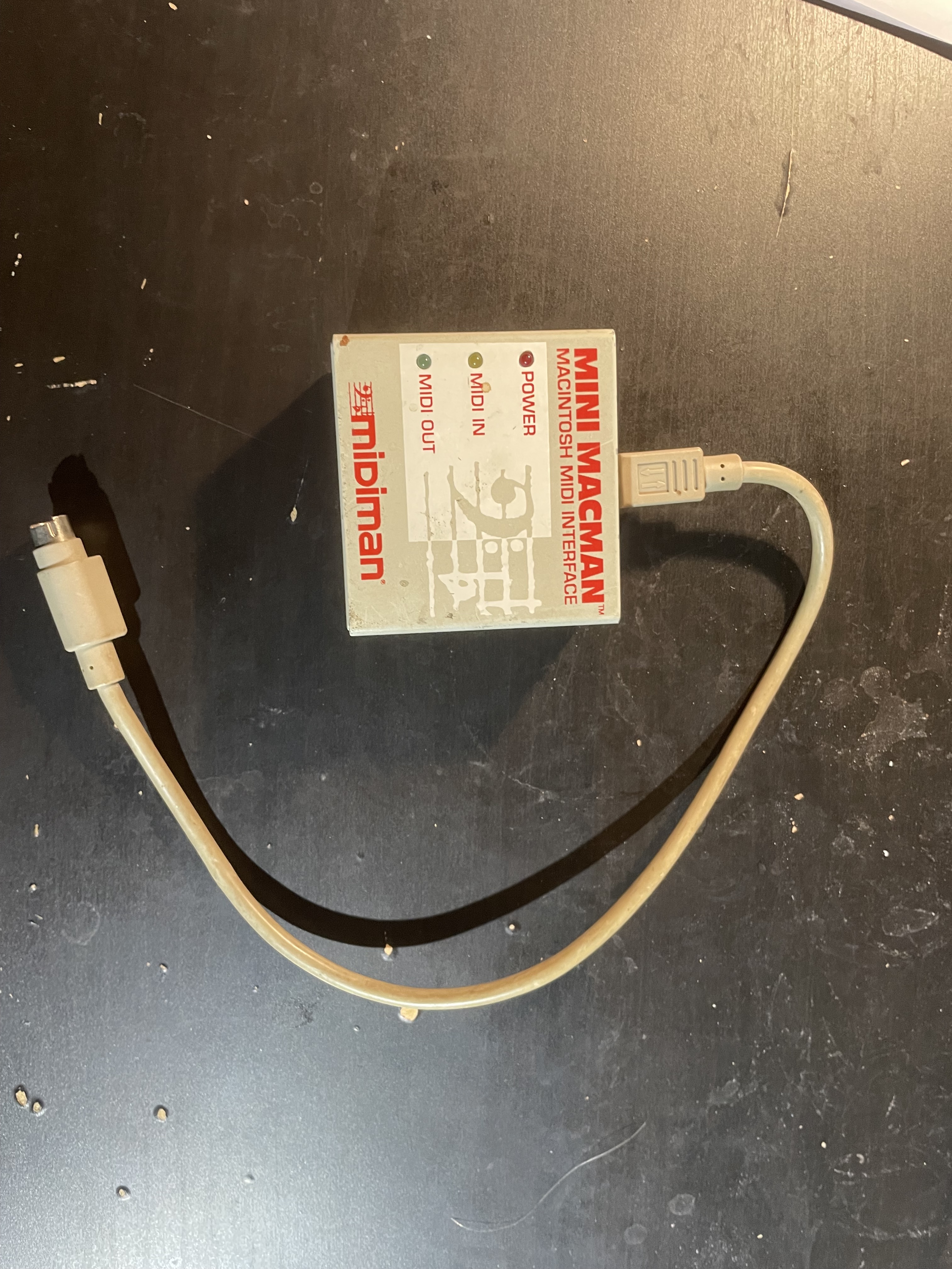 Vends Mini Macman Macintosh MIDI Interface