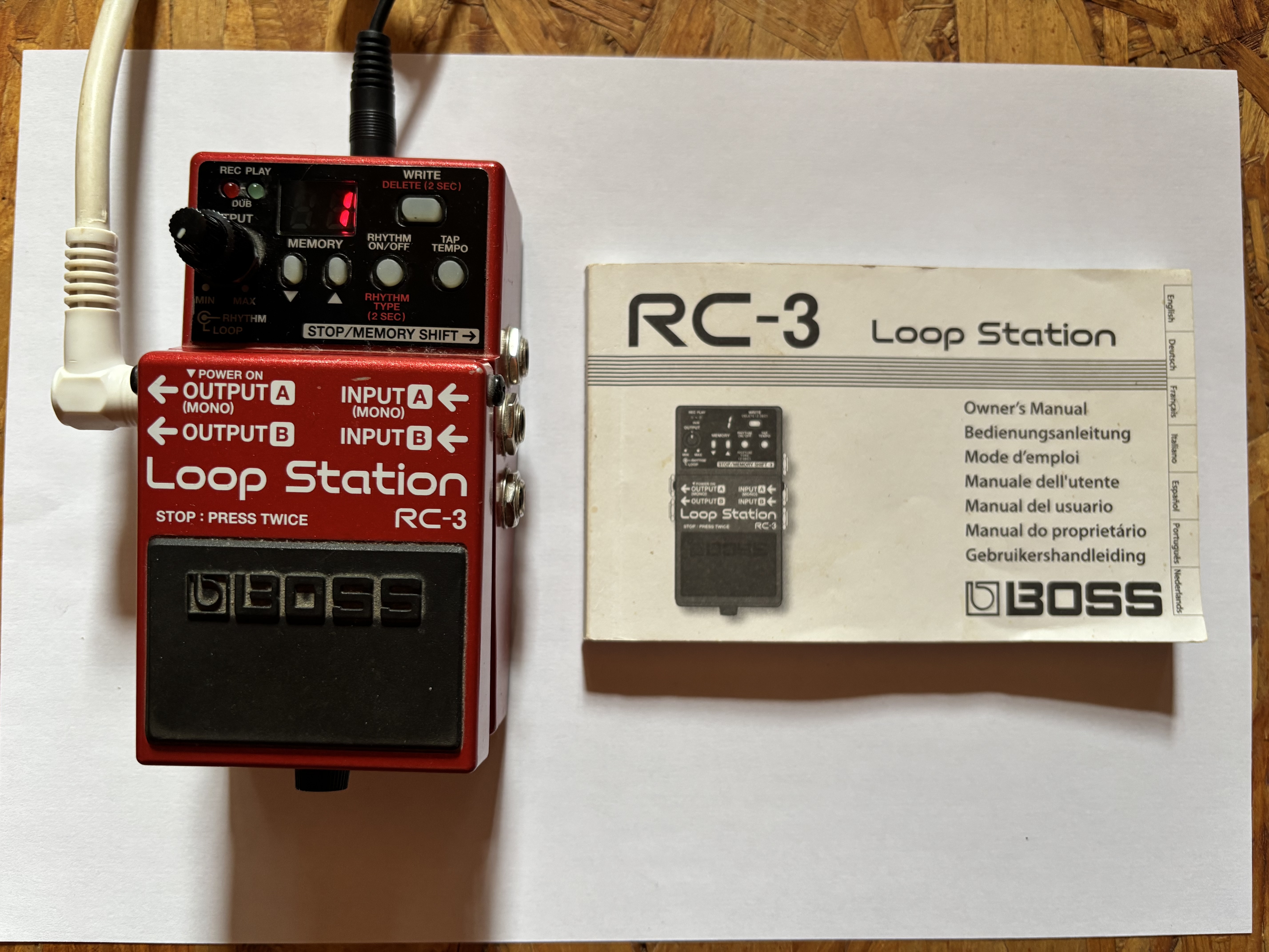 Vends pédale Loop Station RC3 BOSS d'occasion 