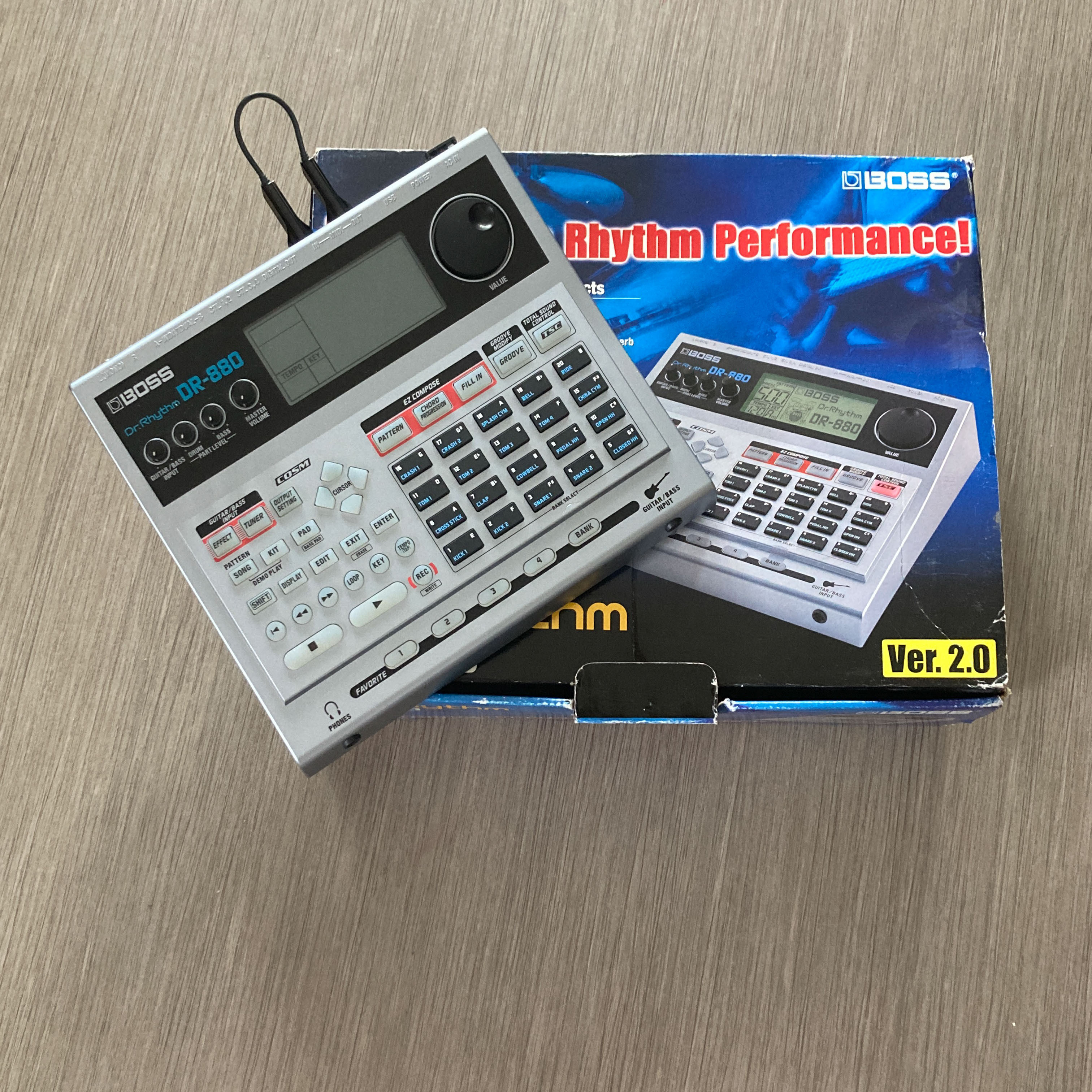 Boss DR-880 + Yamaha MD-BT01 Wireless Midi