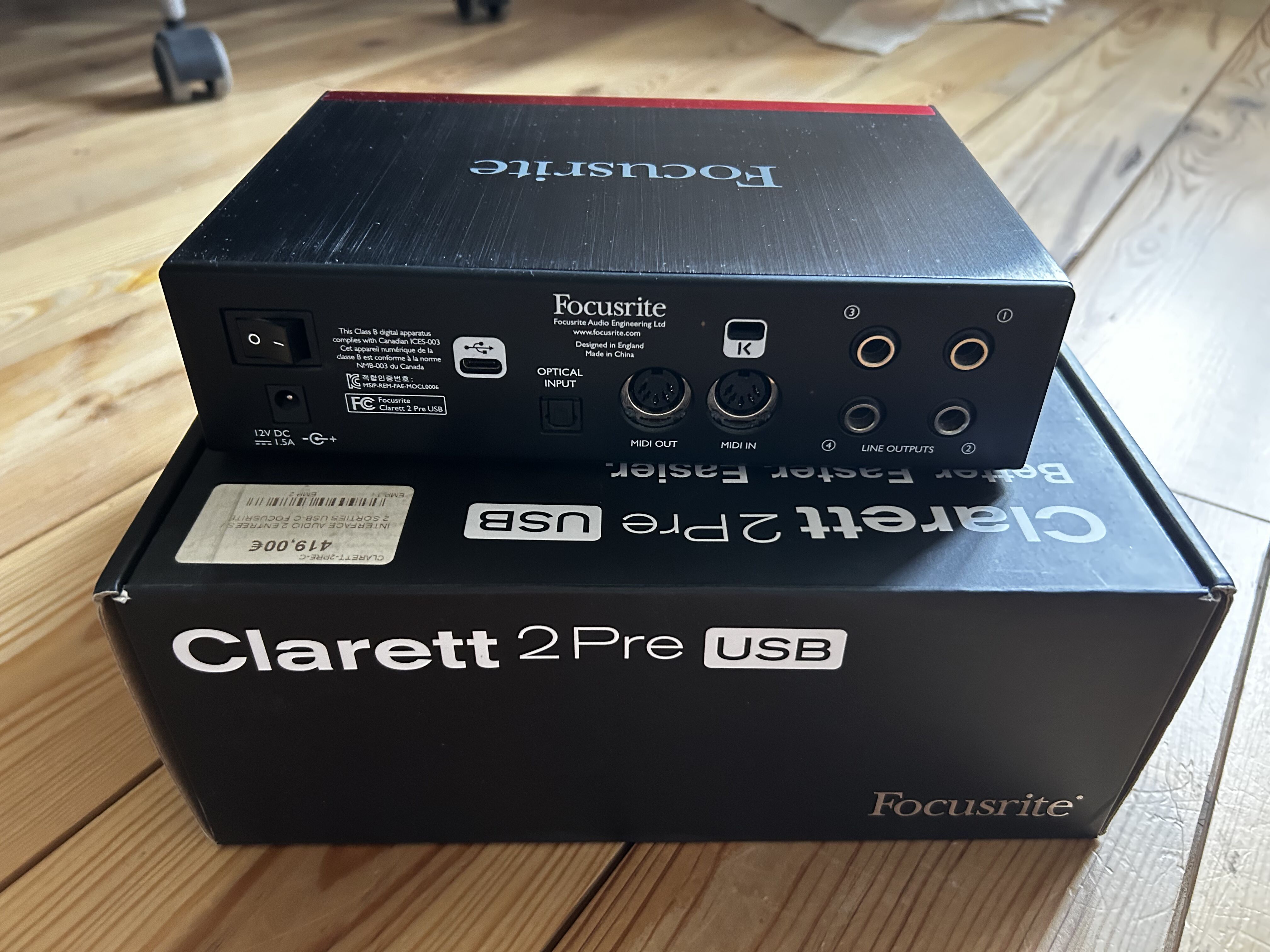 Focusrite Clarett 2Pre USB (11439)