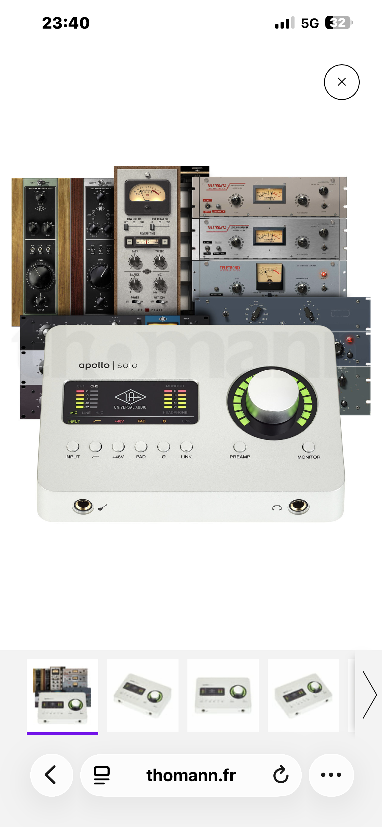 Apollo solo. Pack. Heritakge. Plus 2000€ de plug in en plus. 