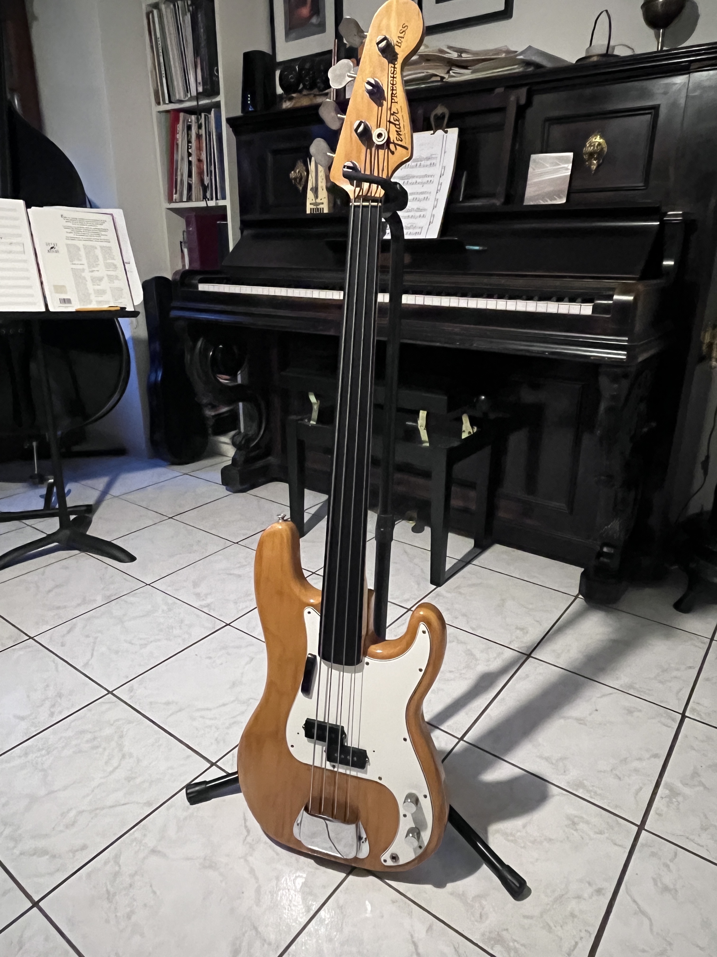 Fender Precision Bass  USA - Fretless - 1976 - Narural 
