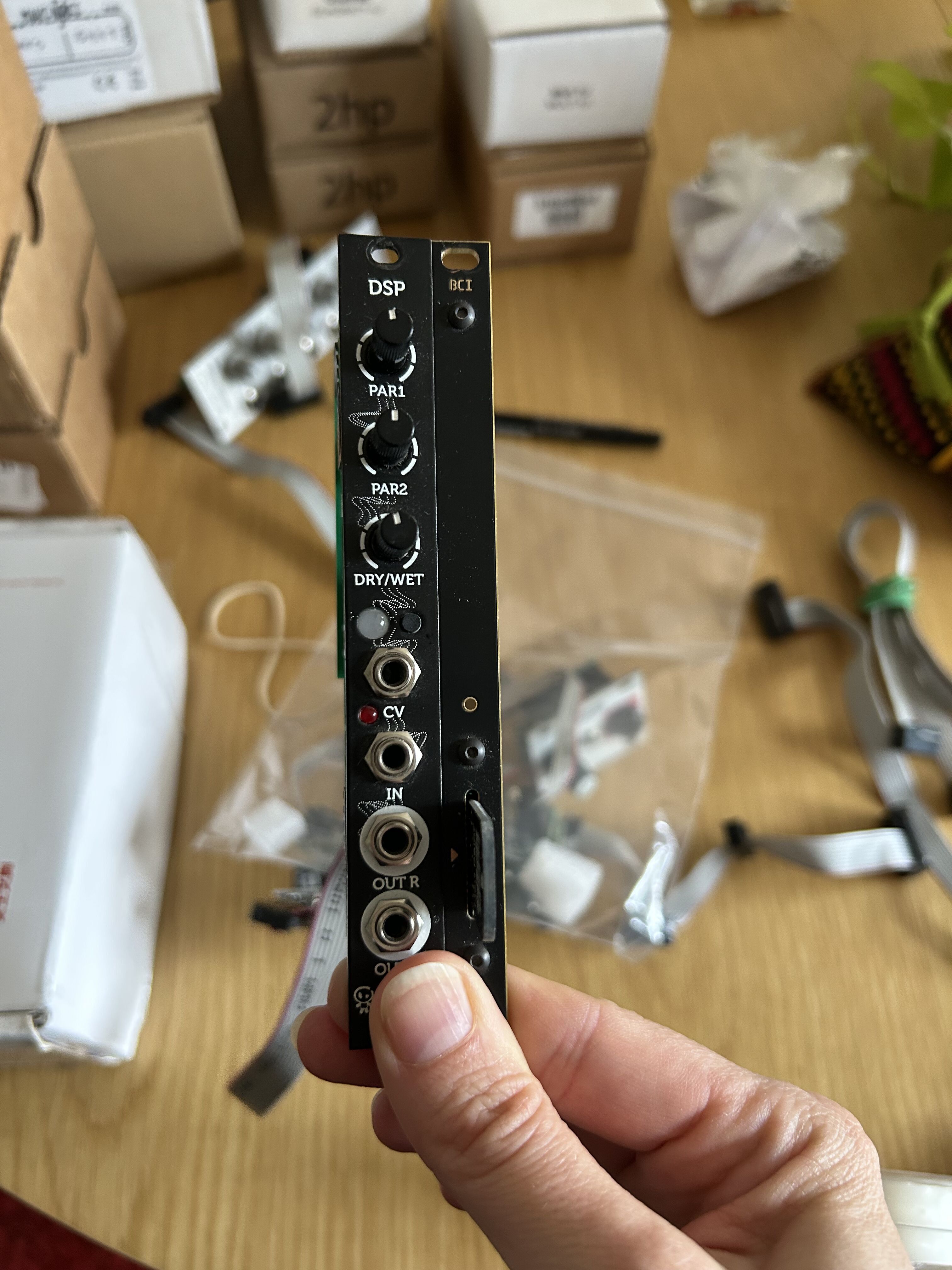 Erica Synth PICO DSP vendu avec extension XODES (qui permet d'utiliser les cartes d'effets Z-DSP)