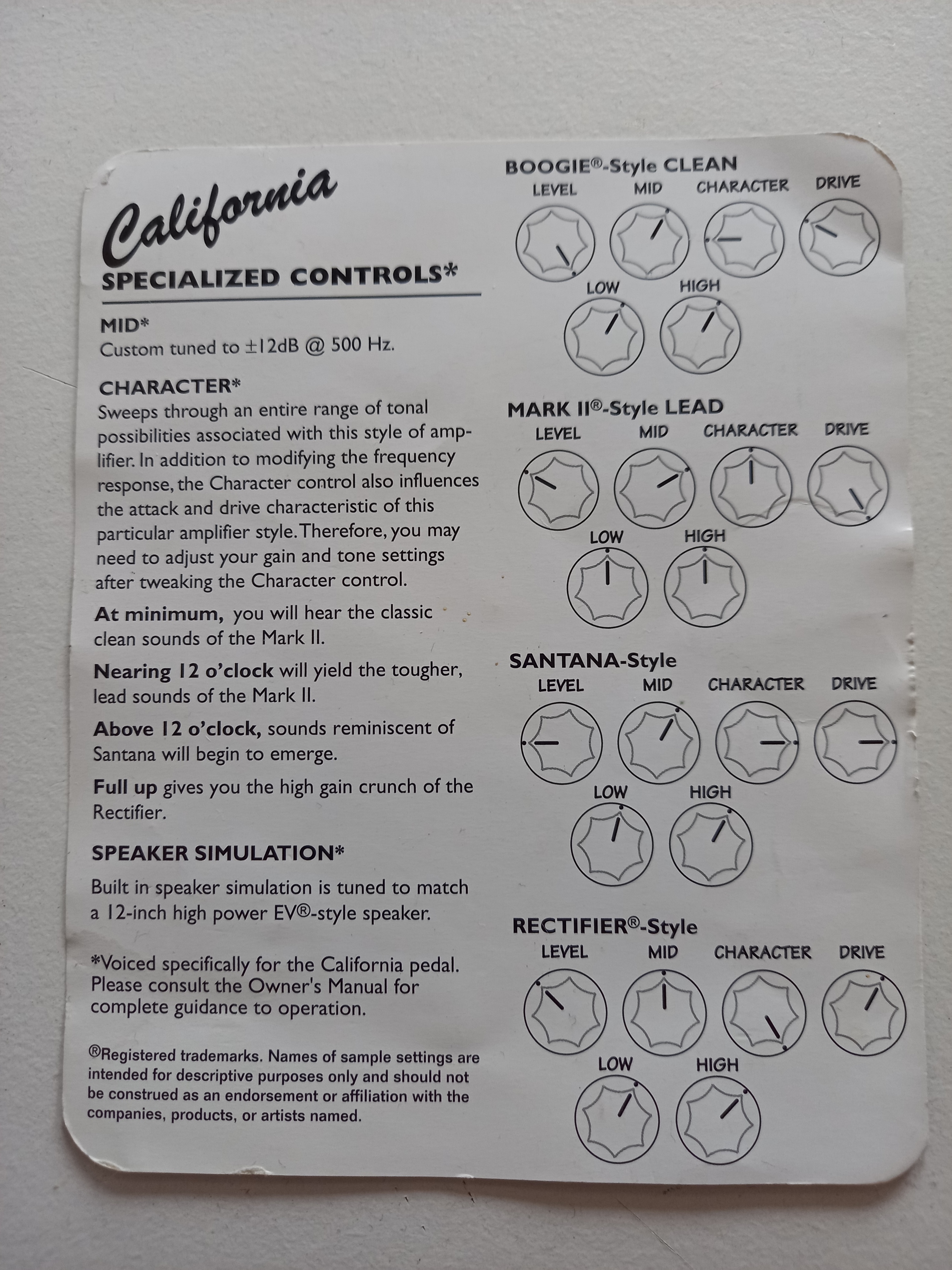 Tech 21 California (10811)