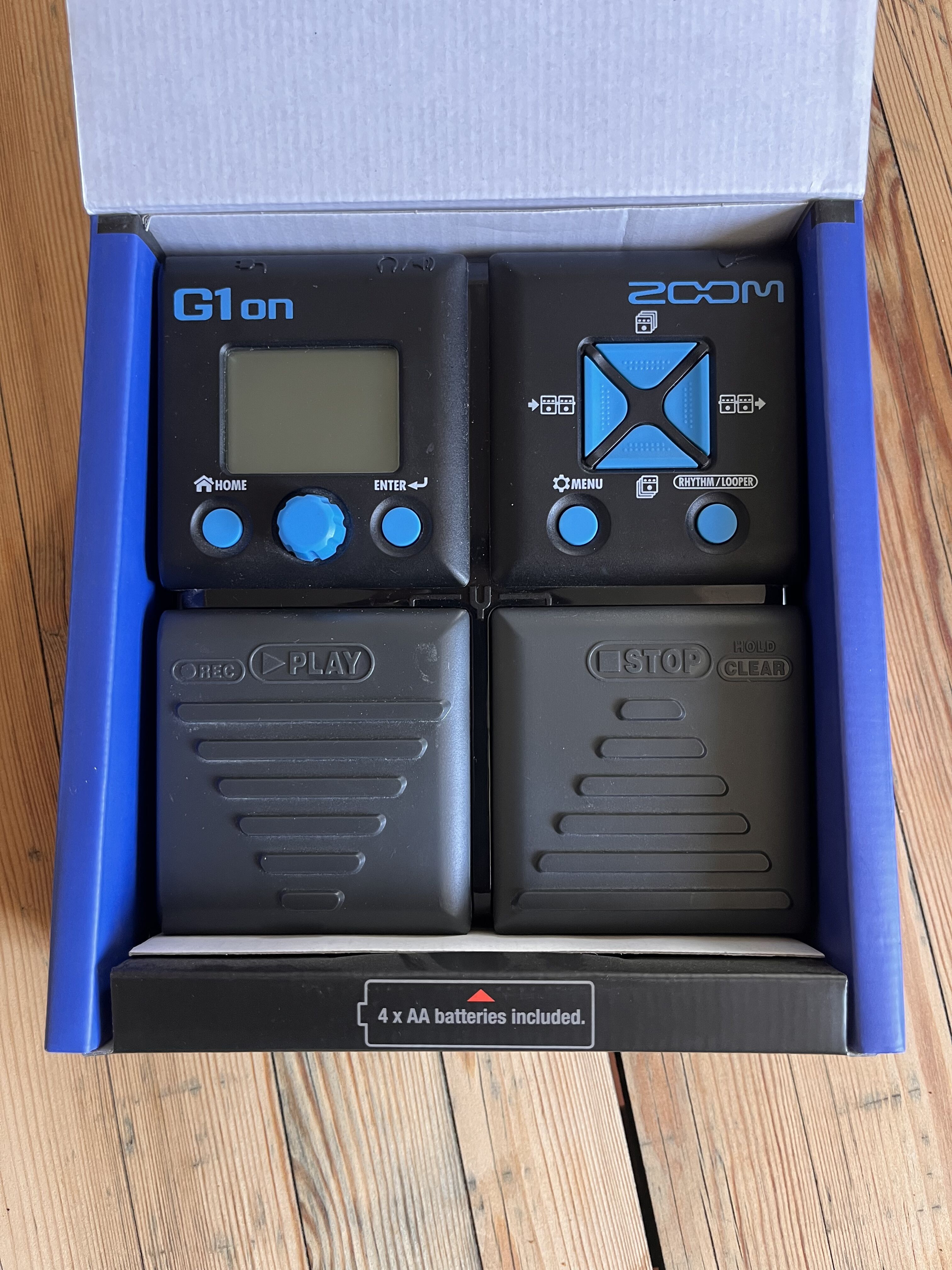 Zoom G1on - Pédalier multi-effets guitare avec boîte