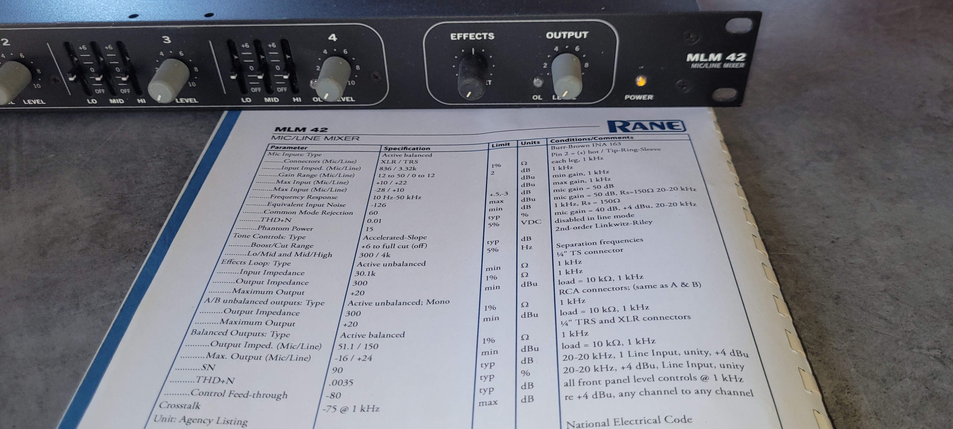 Rane MLM 42 (61422)