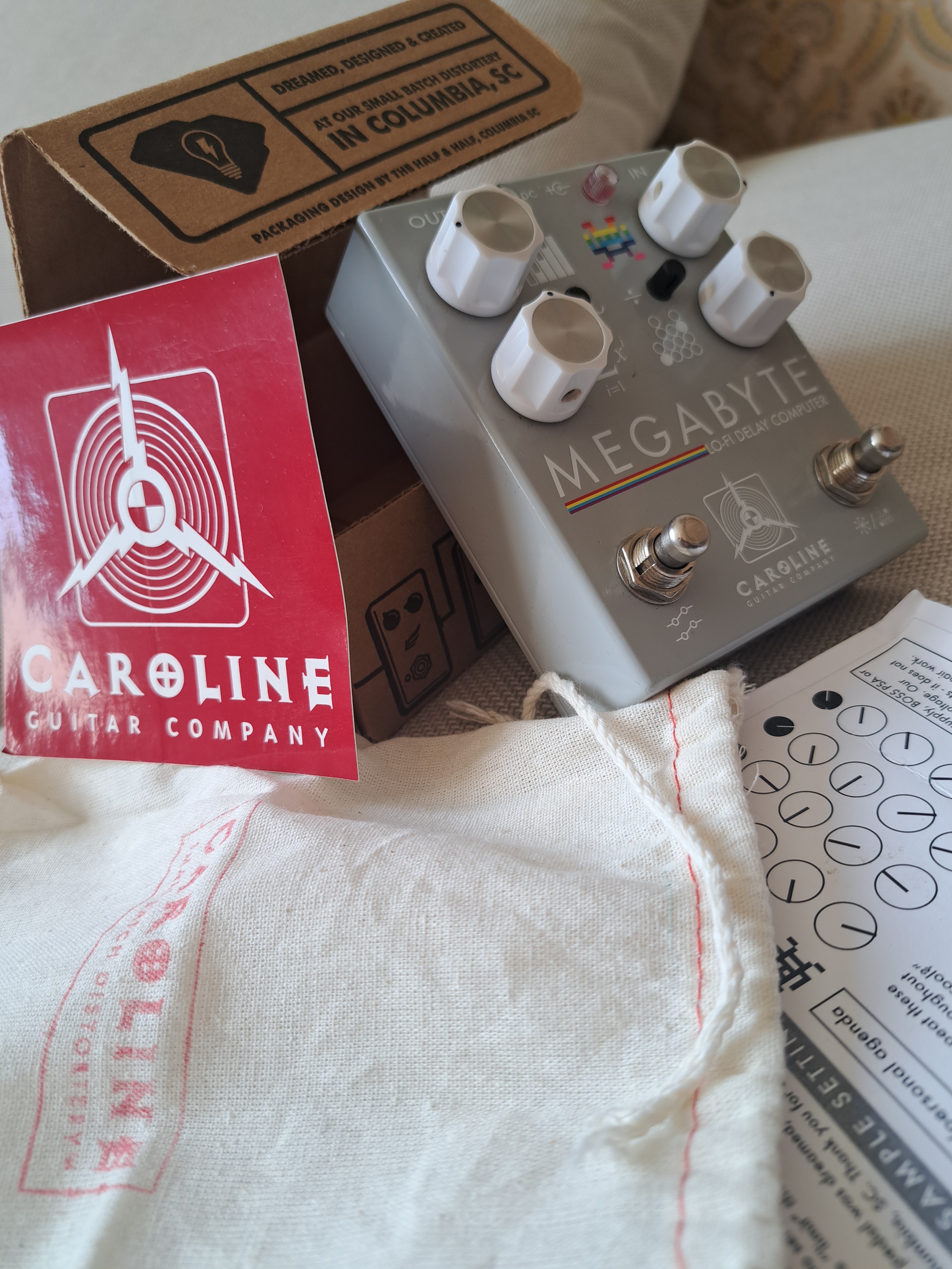 Caroline Guitar Company Megabyte Lo-Fi Delay Computer (52305)