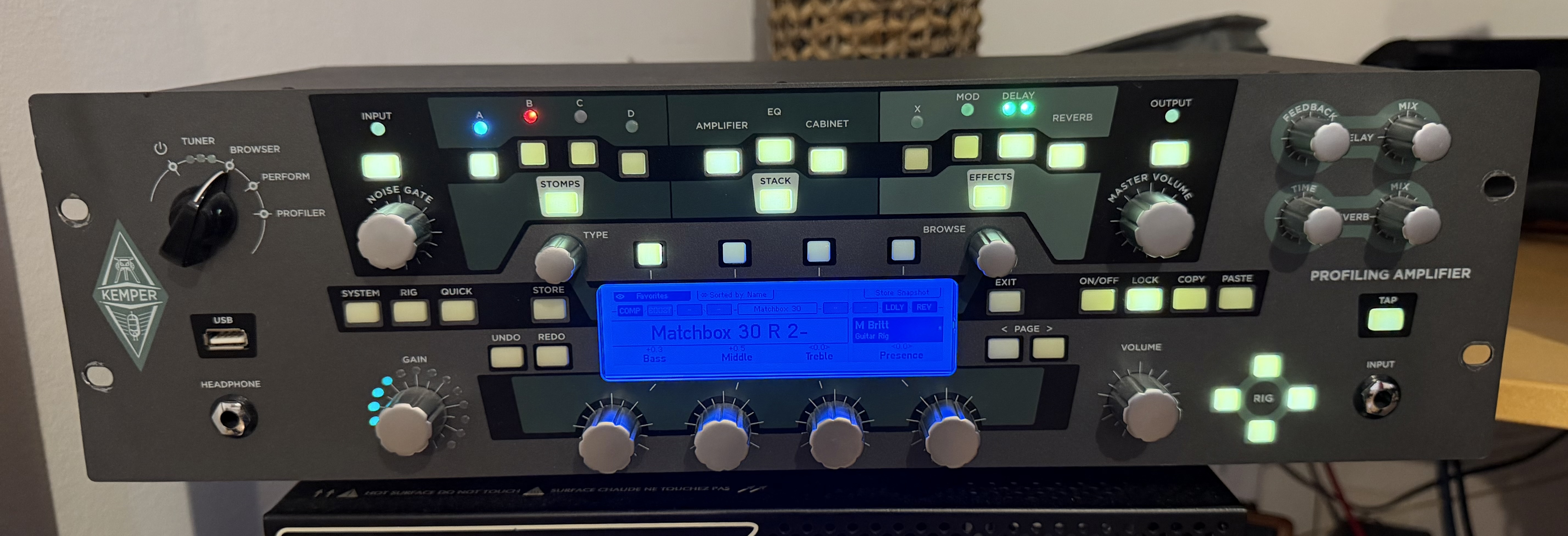 Kemper Profiler Rack
