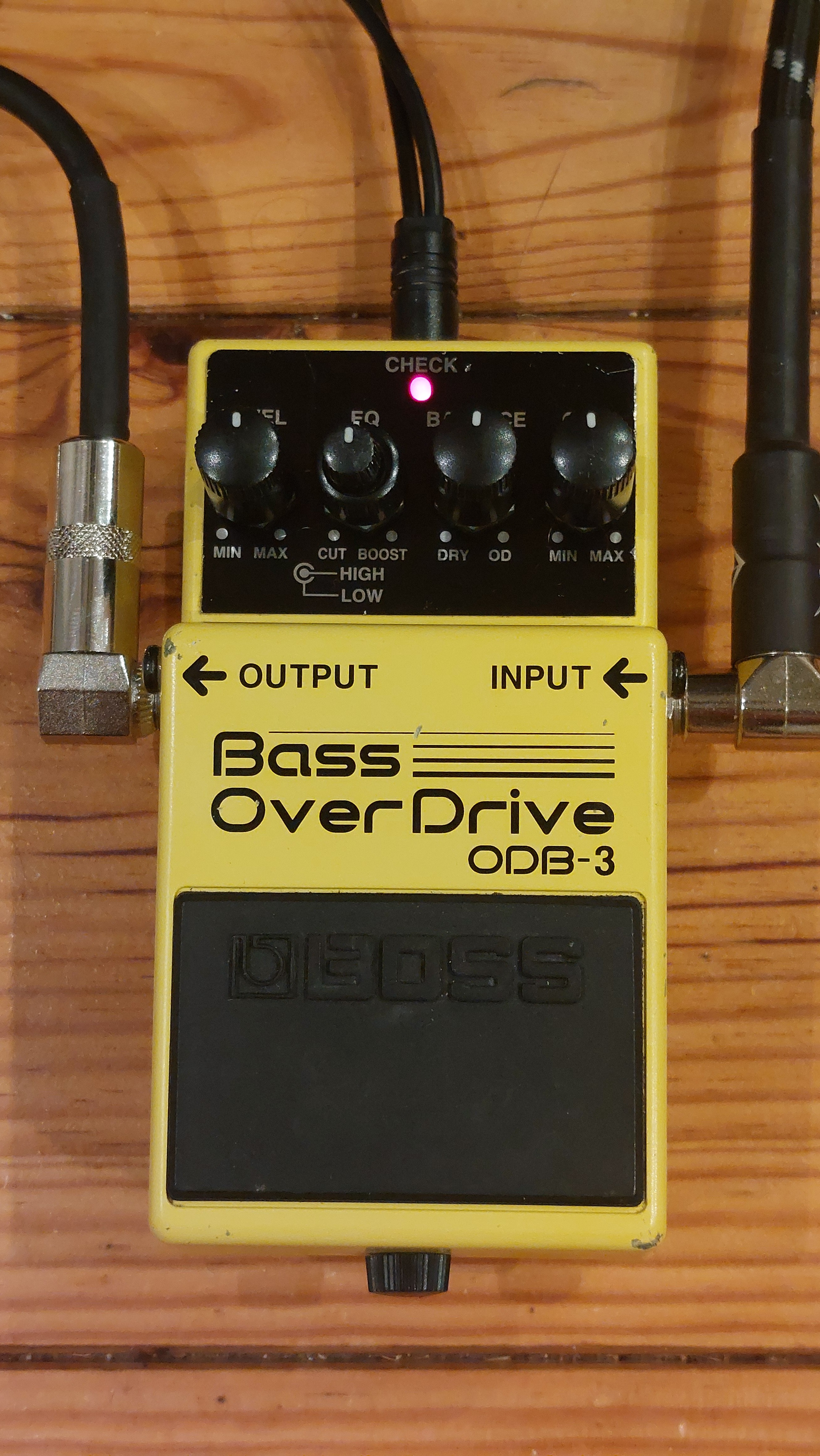 Boss ODB-3 Bass Overdrive - Made in Taiwan 2002 - TBE