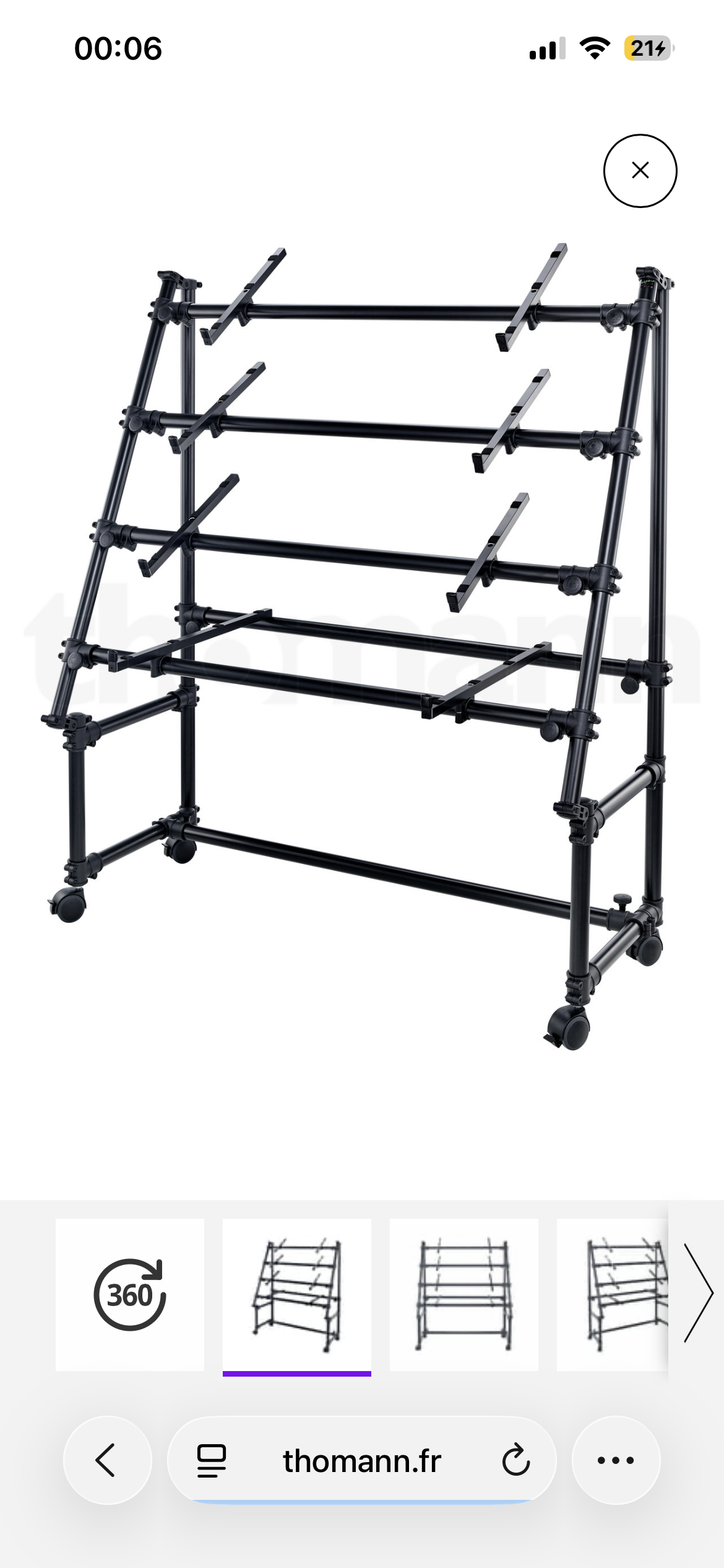 Jaspers stand clavier 4R 105b