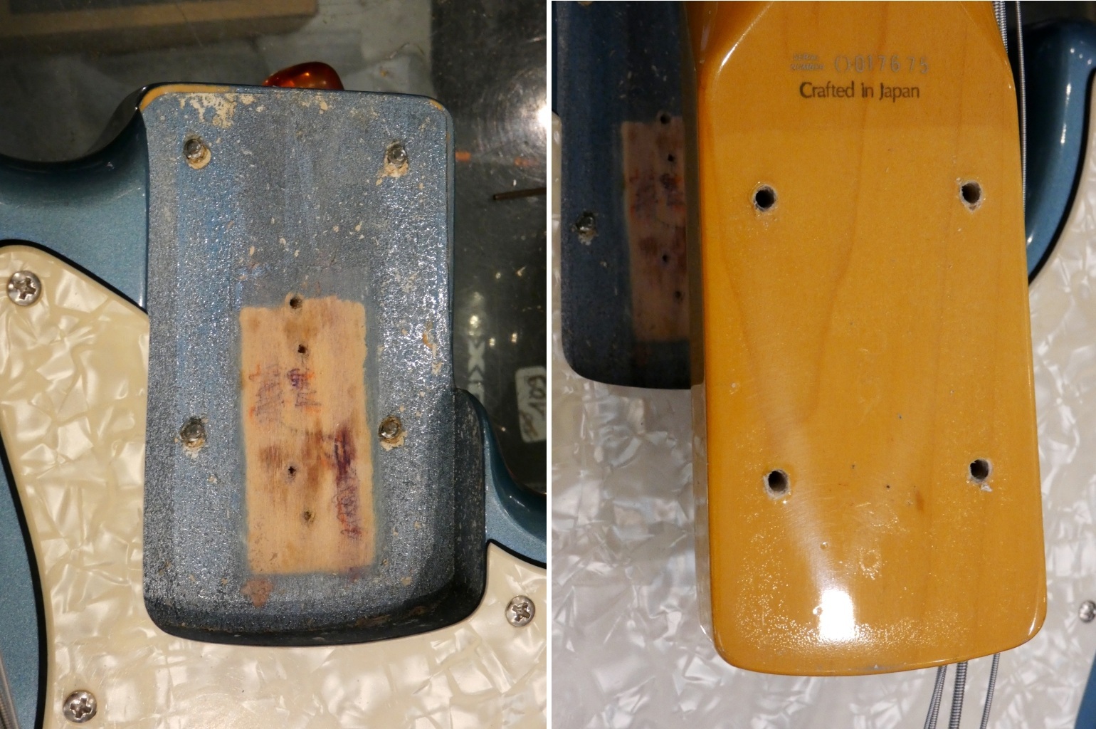 FENDER Jazz Bass JB62-MH limited OLB old lake placid blue japon japan  (24)