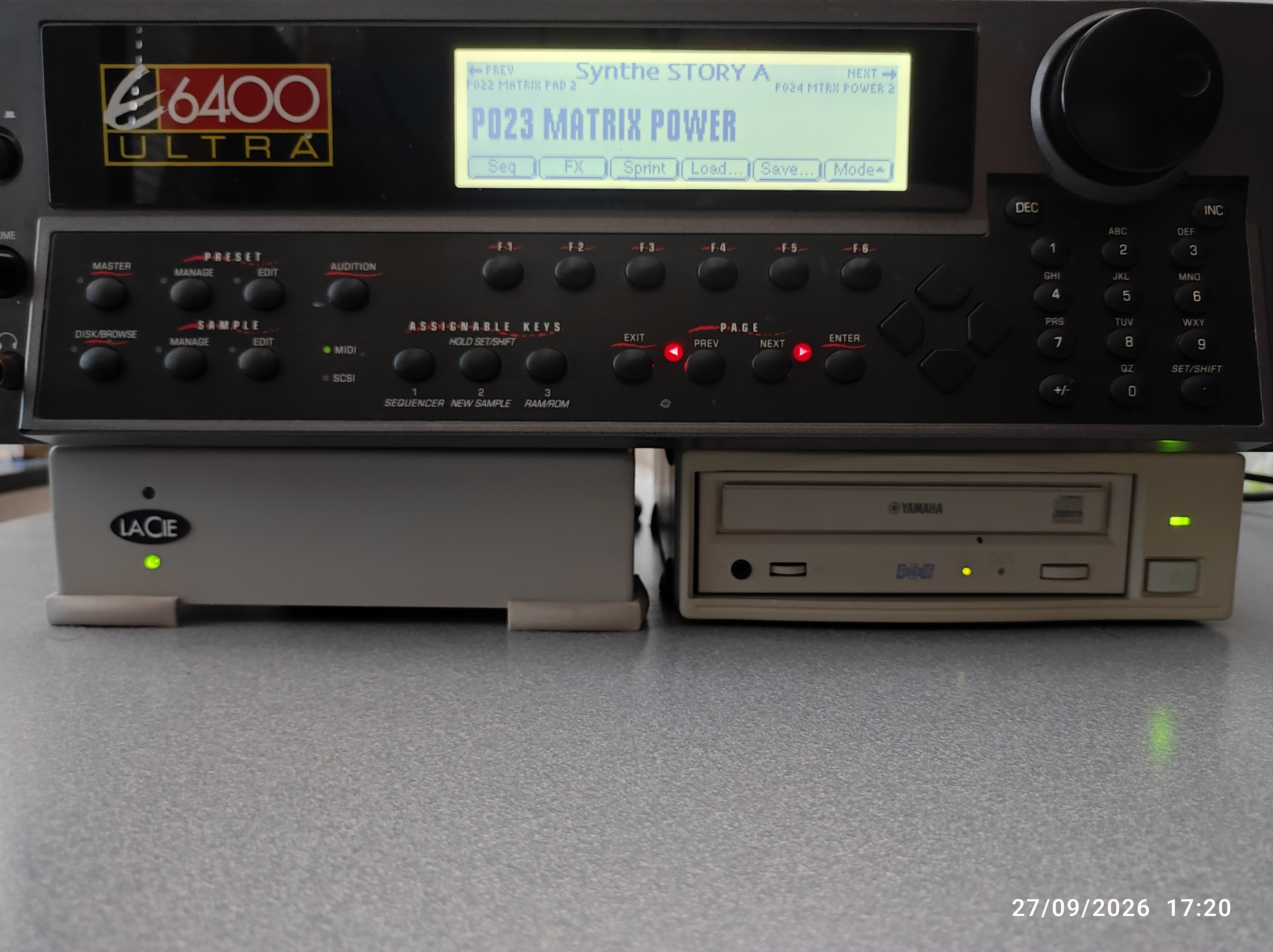 Vends E-MU 6400 Ultra