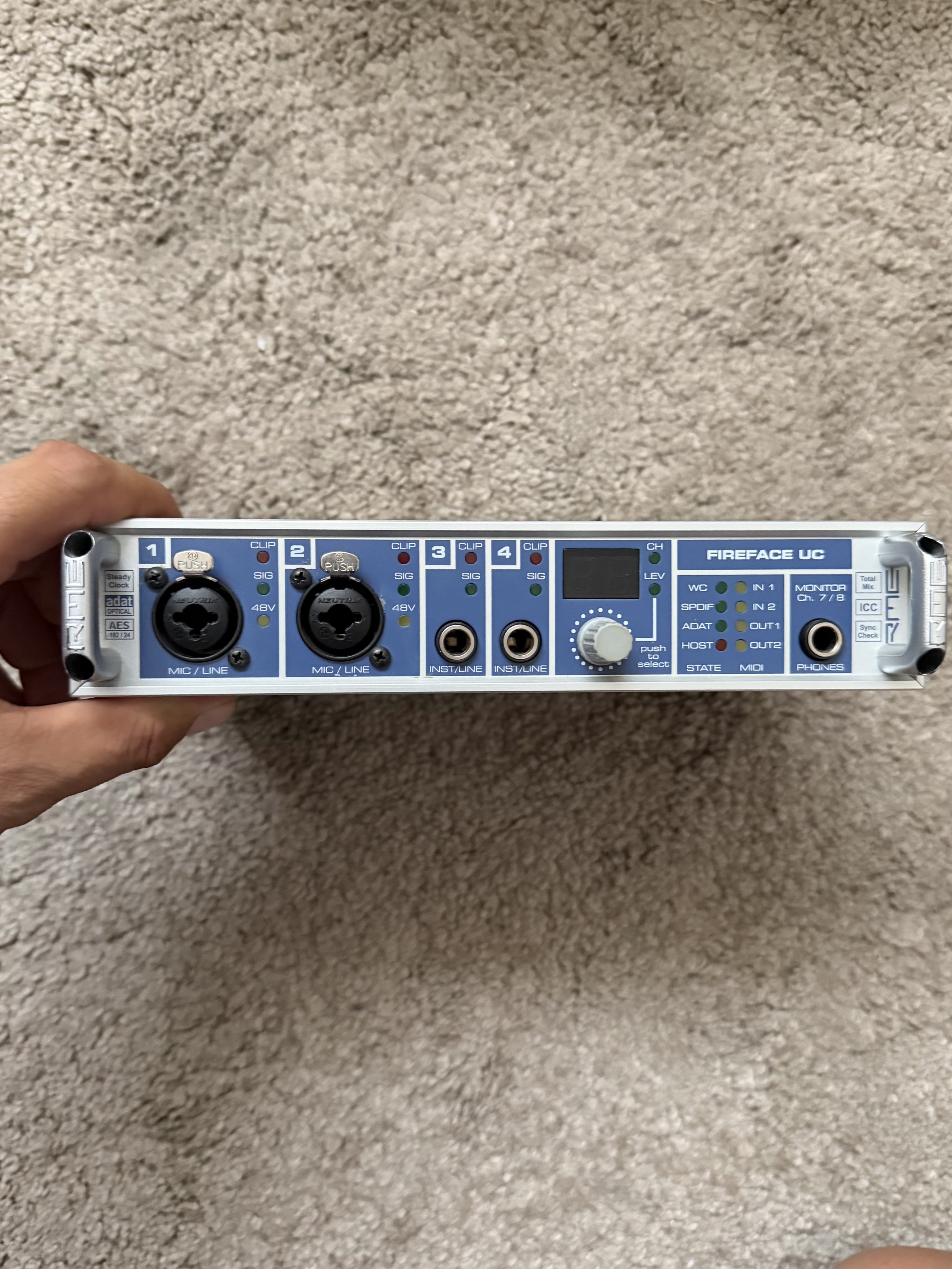 Vends fireface UC RME