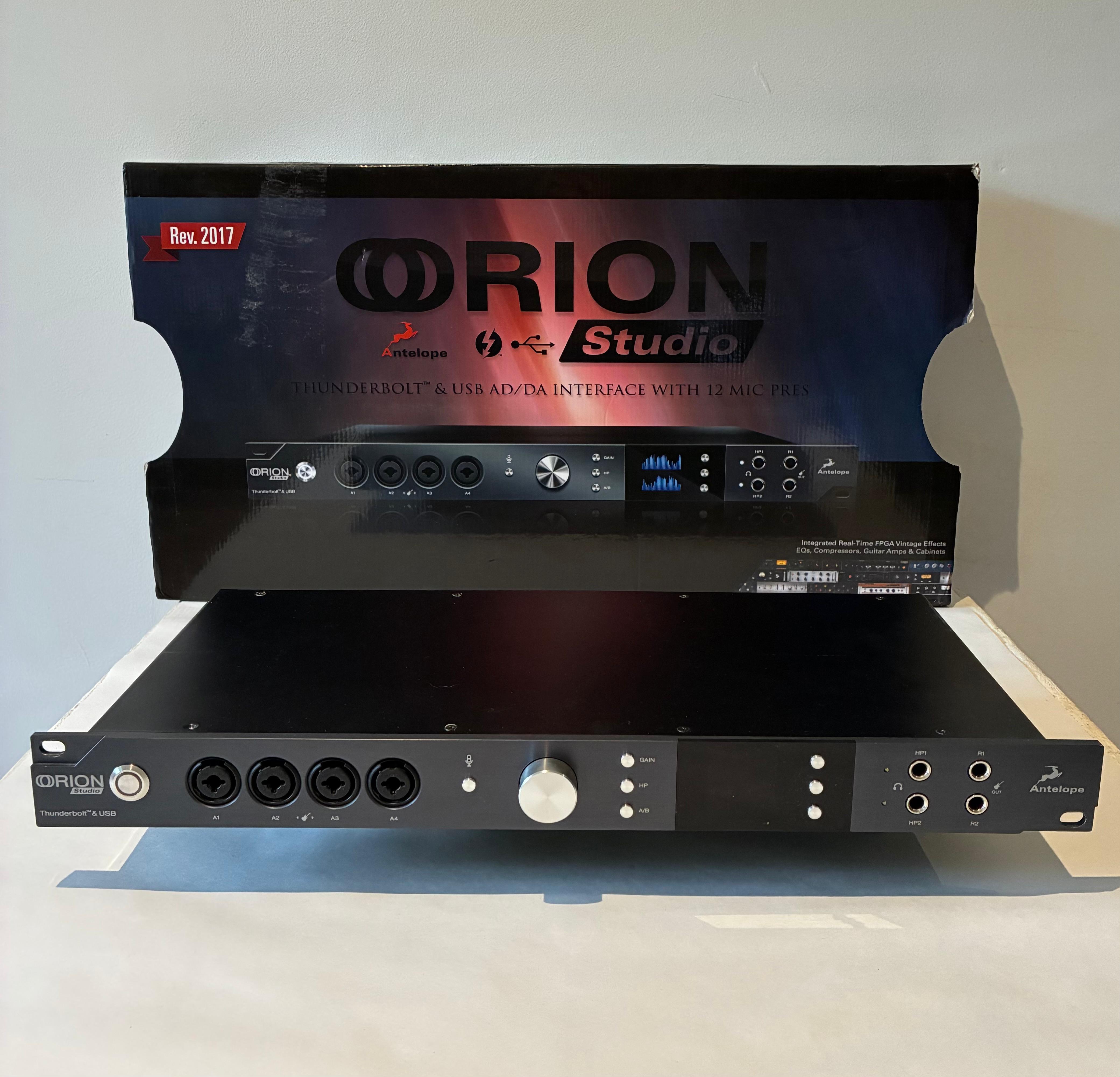 Vends interface audio Antelope Orion Studio Rev 2017 + 2x Sub D25 multipaires offert ! Prix 1000€   