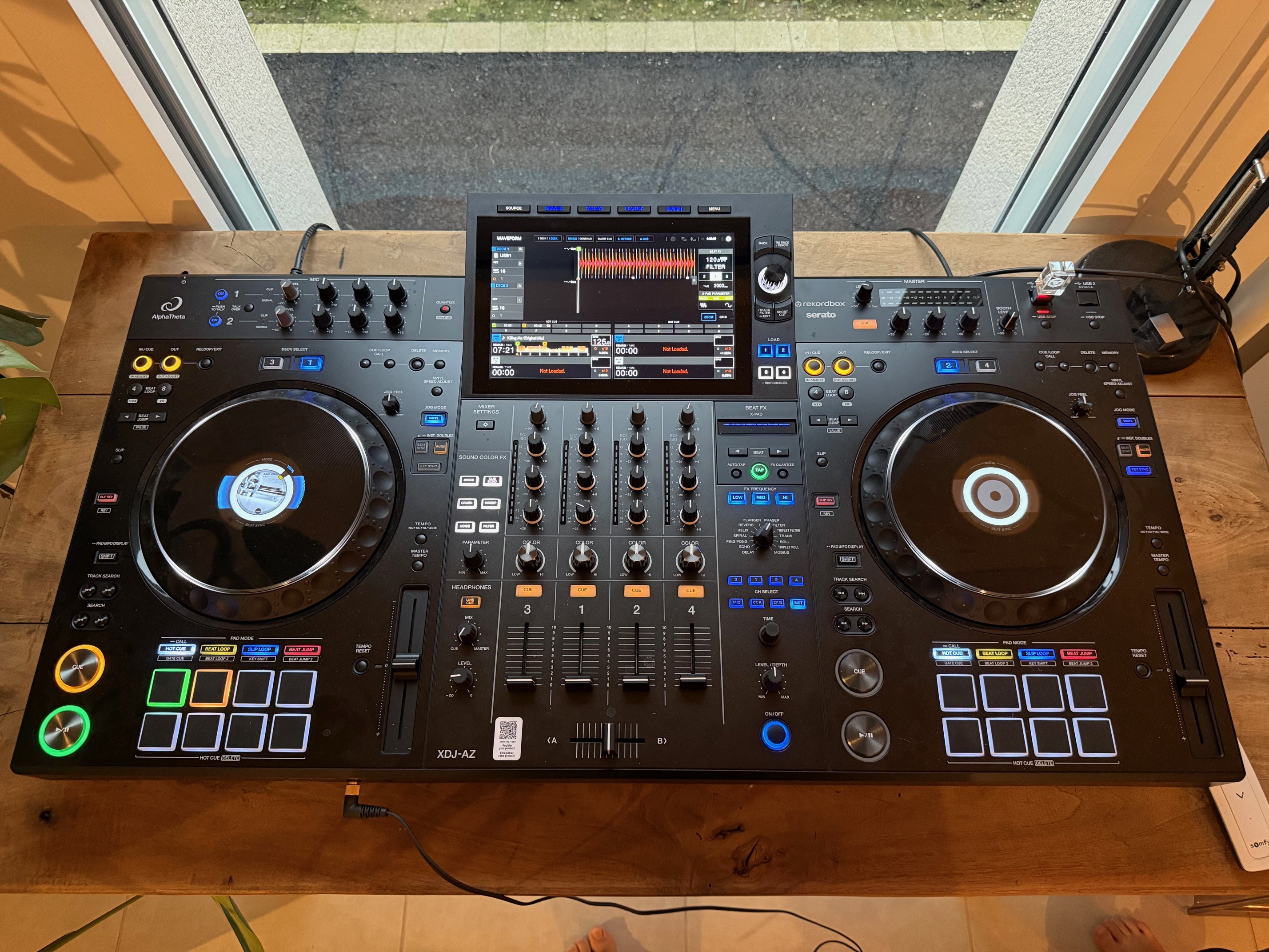 Vends AlphaTheta XDJ-AZ + Decksaver + Livraison offerte