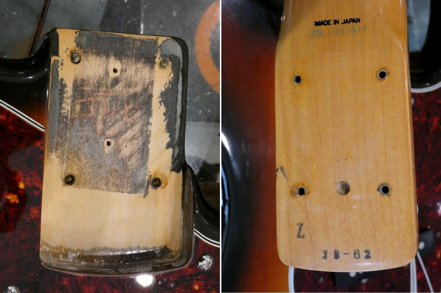 fender jazz bass jb62-fl fretless 1989 3ts sunburst japon japan (24)