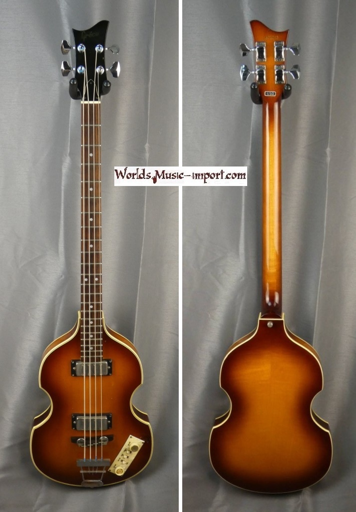GRECO Violin Bass VB-650 Sunburst 1987 japon import