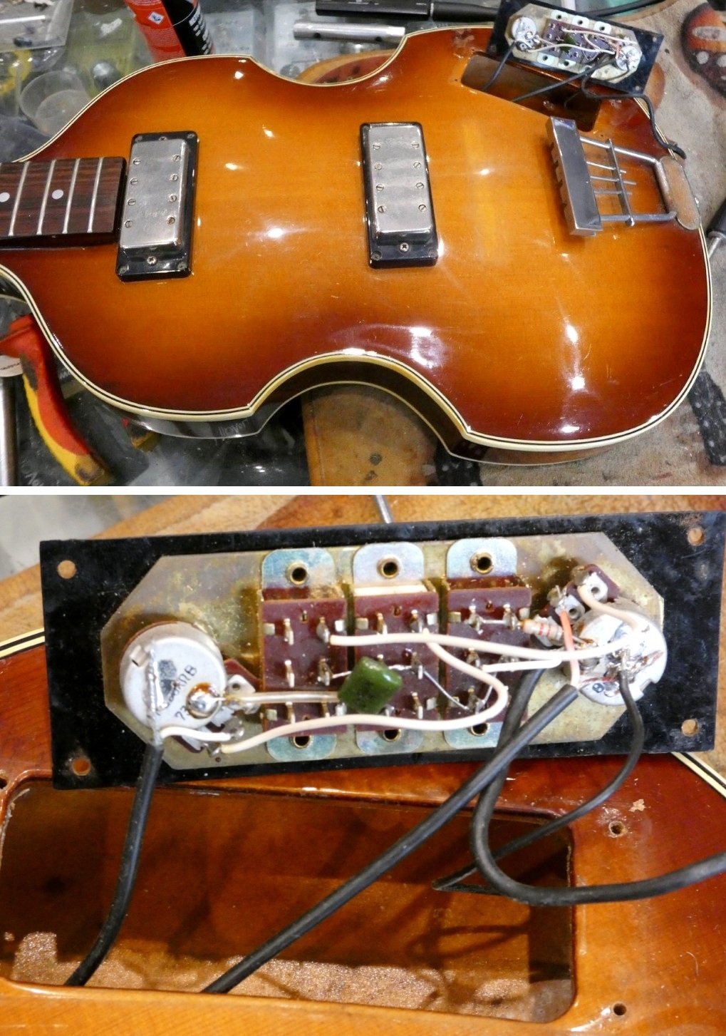 greco violin bass vb-650 sunburst japon japan (12)