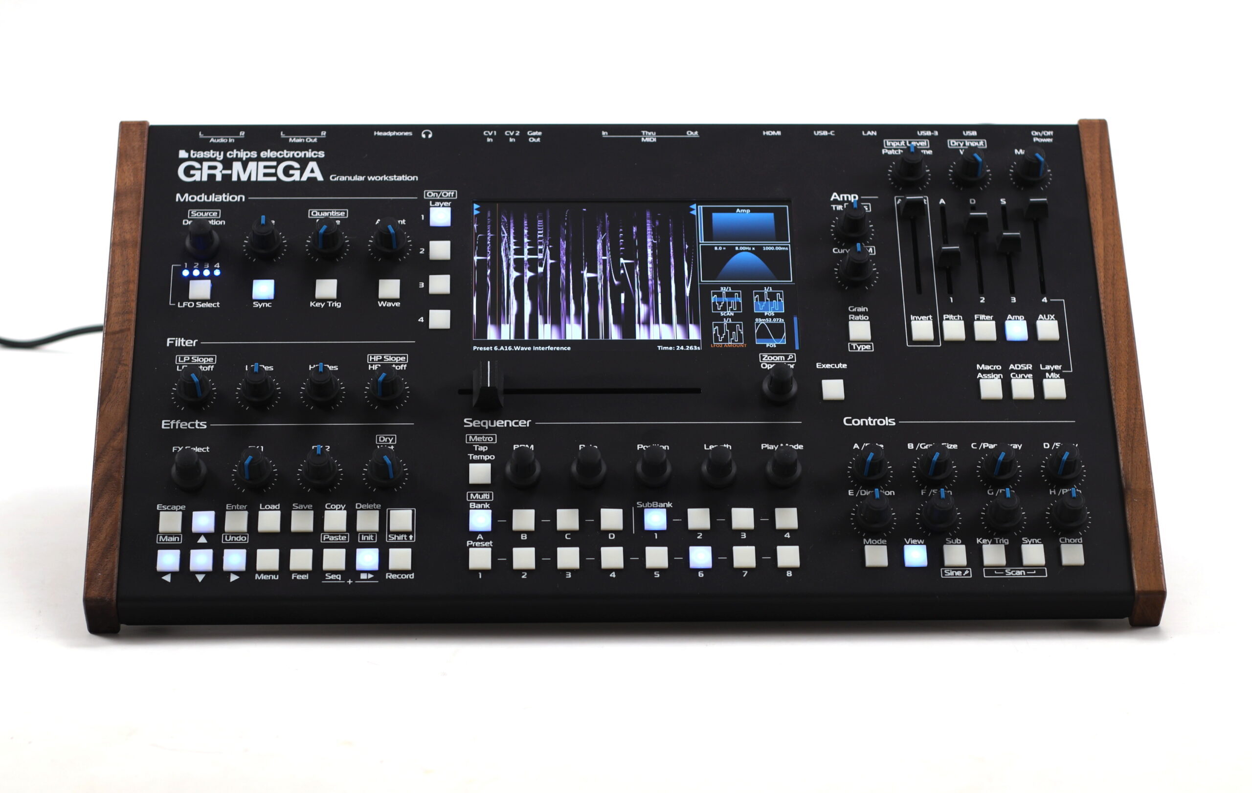 Tasty Chips GR‑MEGA Black – état neuf