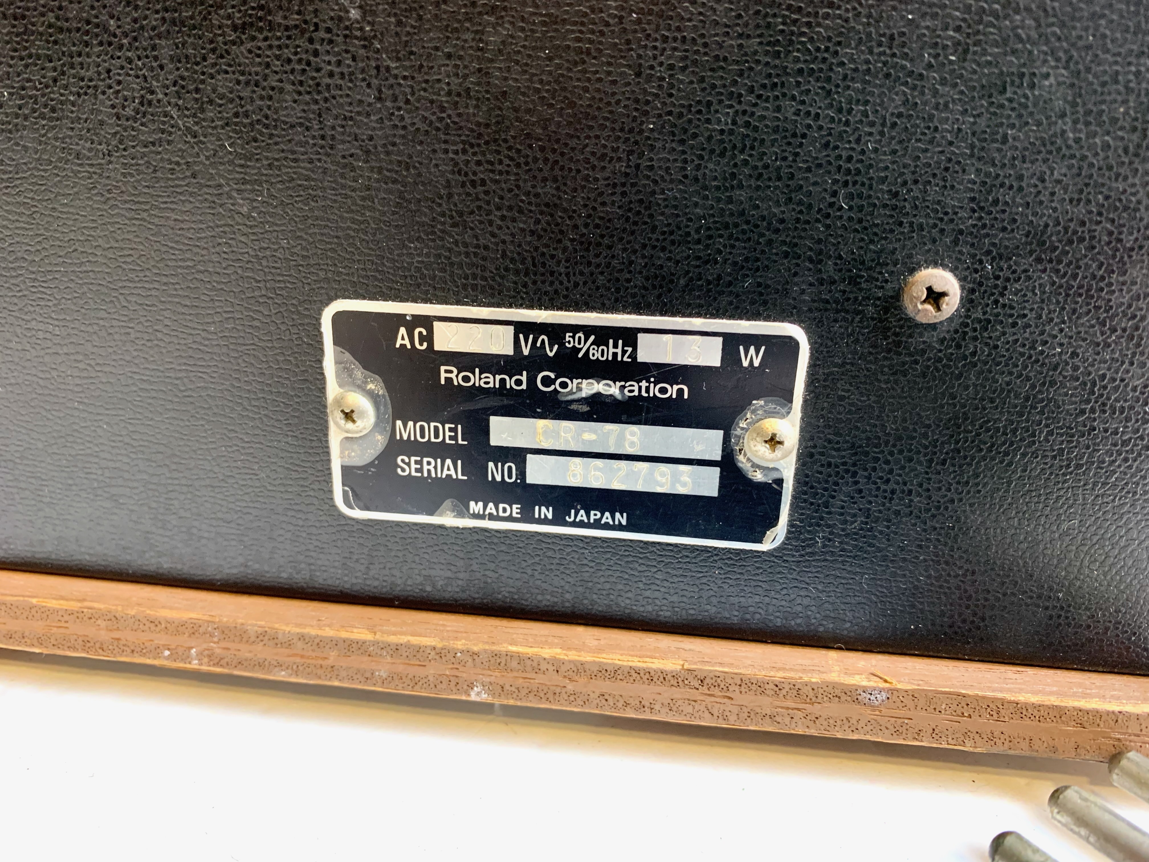 Roland CompuRhythm CR-78 (91761)