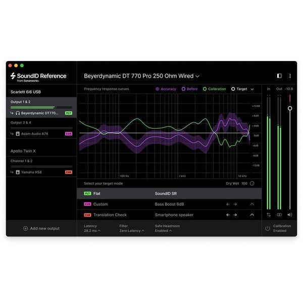 Sonarworks SoundID Référence Enceintes et Casques + Apollo série X Correction
