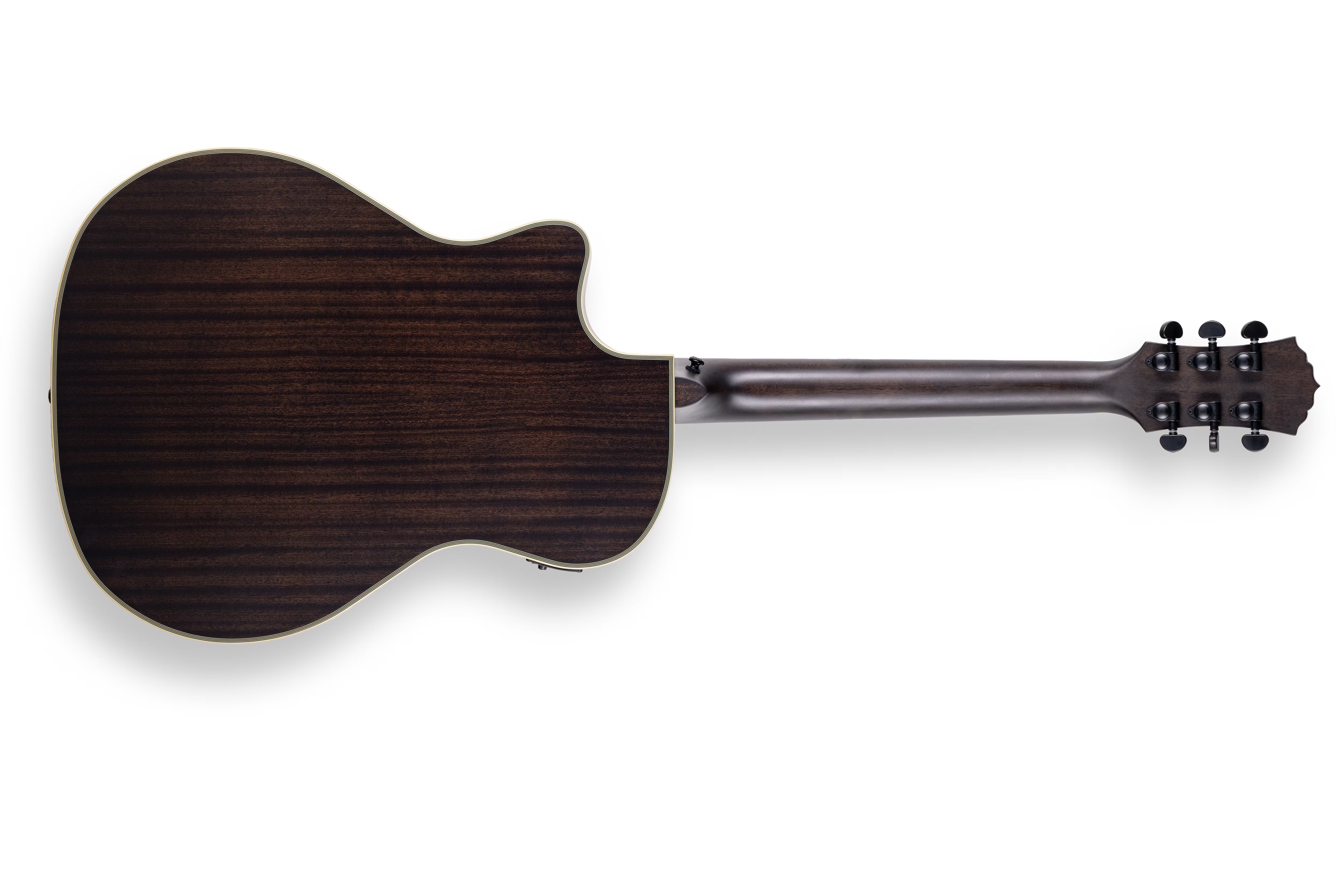 Wylde Audio Grand Auditorium Acoustic Pale Moon Ebony Norse Dragon : Grand Auditorium Acoustic Pale Moon Ebony Norse DragonBack