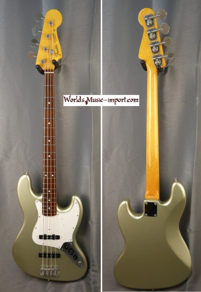 FENDER Jazz Bass JB'62 ISL 2007 Inca Silver 'rare Japon