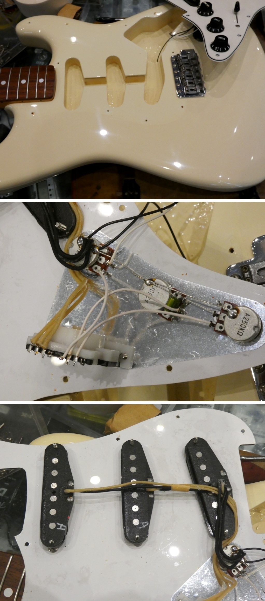 FENDER Stratocaster ST72-US white ritchie blackmore japon japan (33)