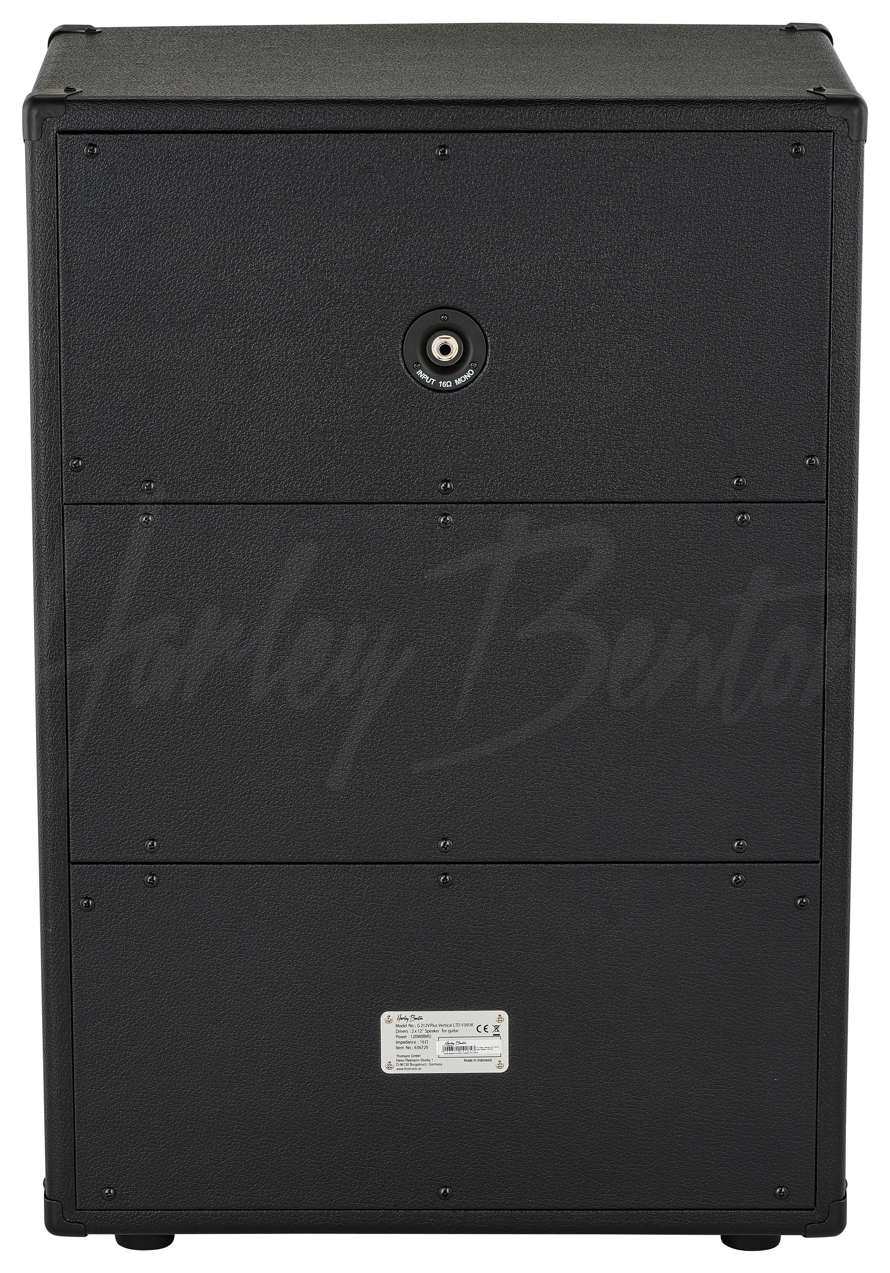 Harley Benton G212VPlus Vertical LTD V30UK : G212VPlus Vertical LTD V30UKREAR