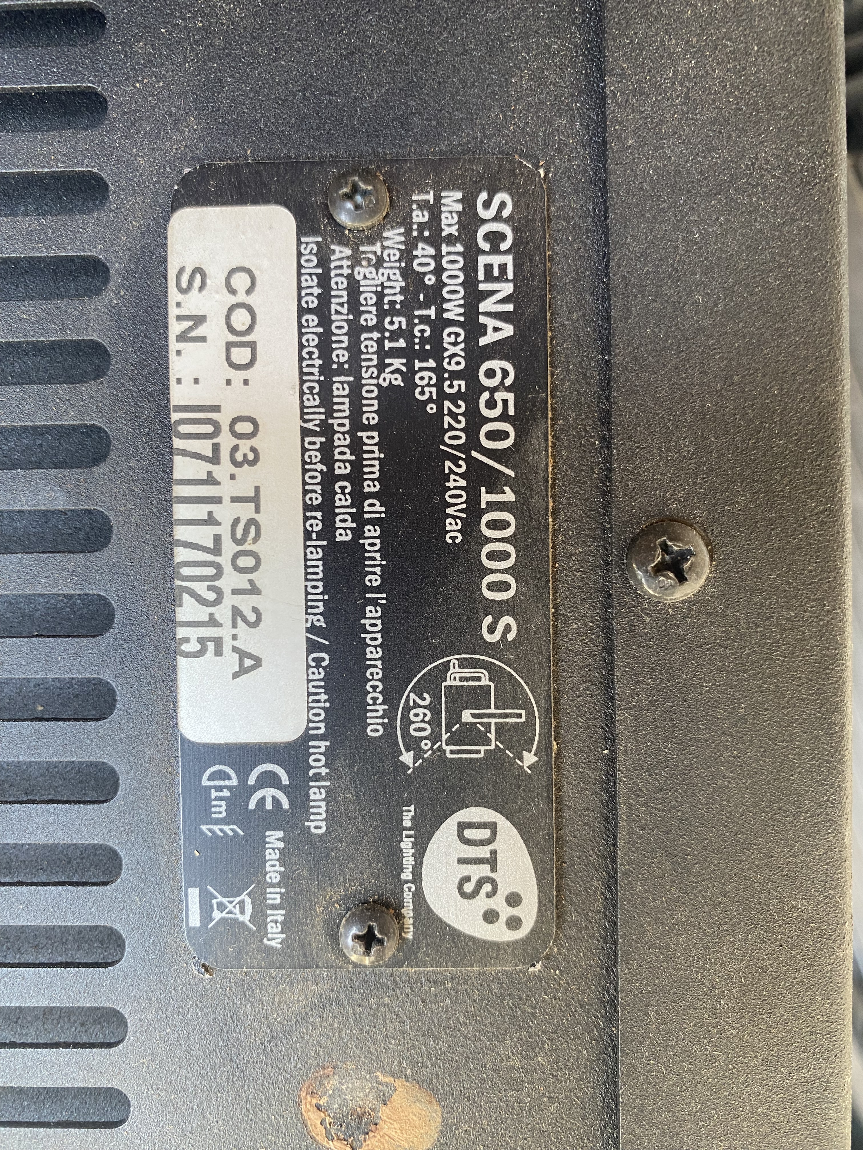 DTS Scena 650/1000 Fresnel (74342)