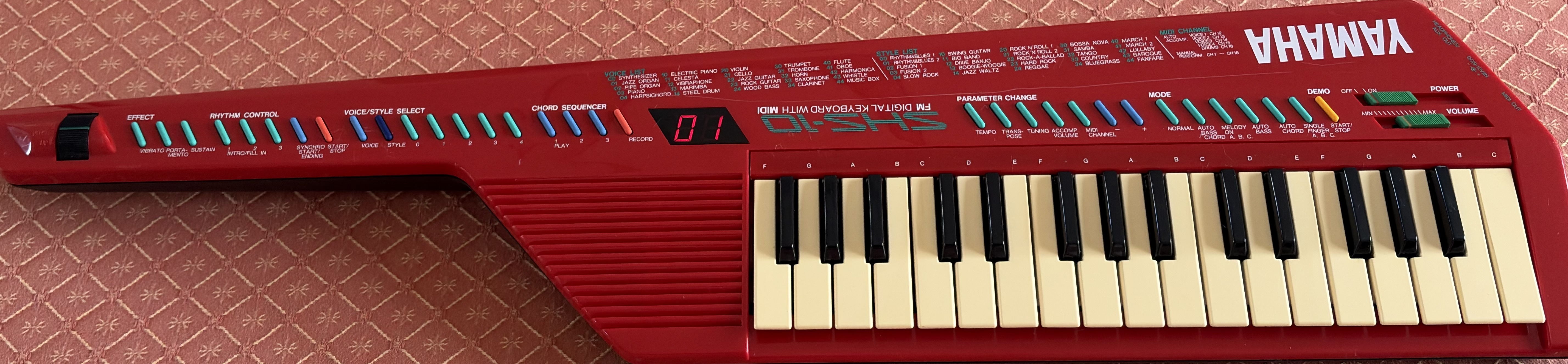 Yamaha Shs10 keytar synthé 