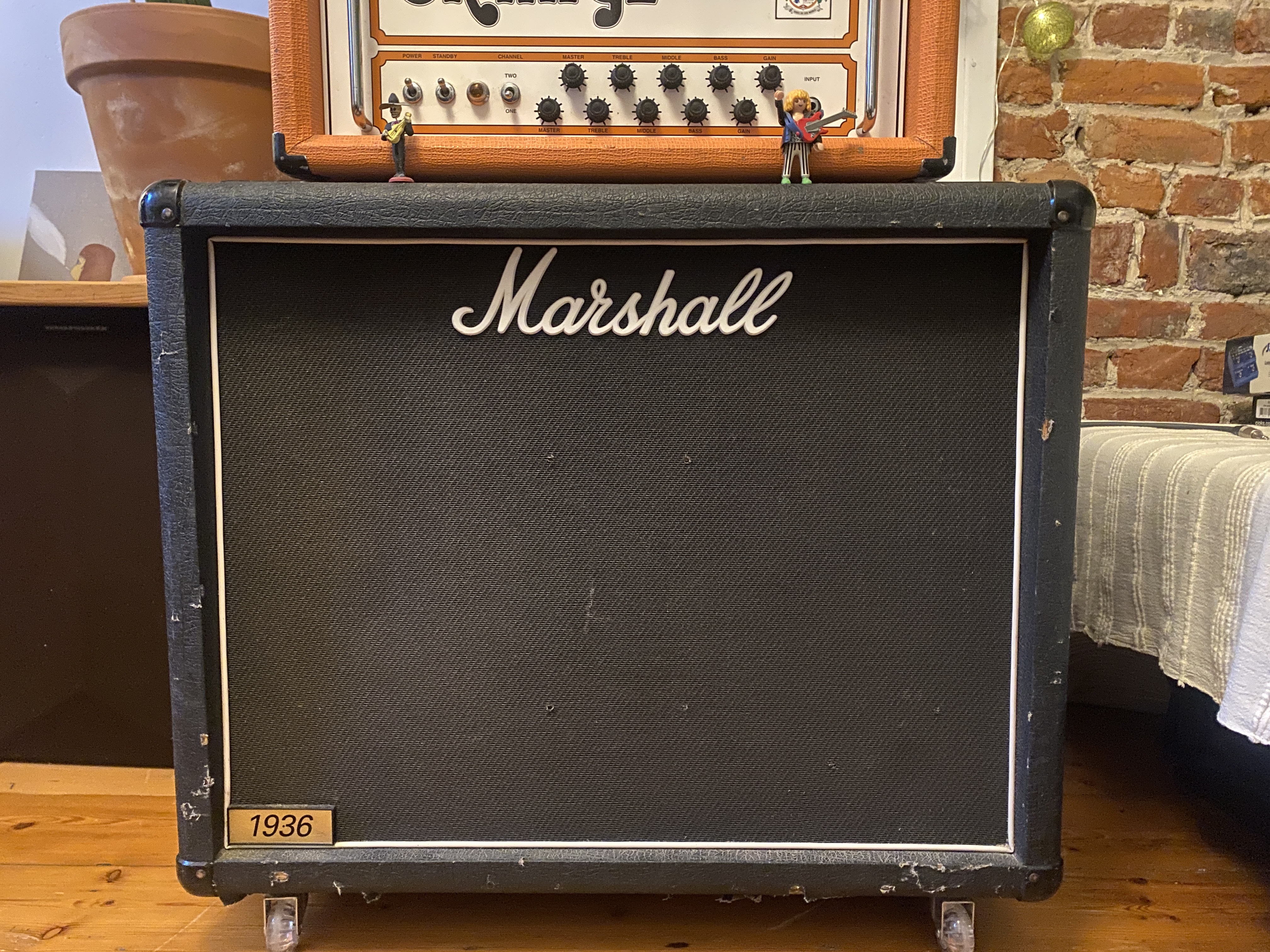 Baffle Marshall 1936 2x12, Made in England - Années 90