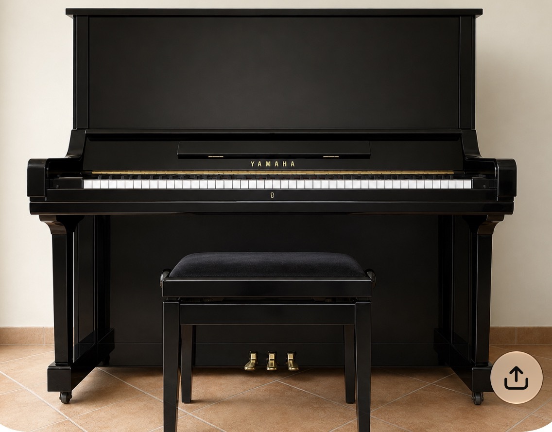 Vends YAMAHA U3 RÉVISE ET ACCORDÉ 