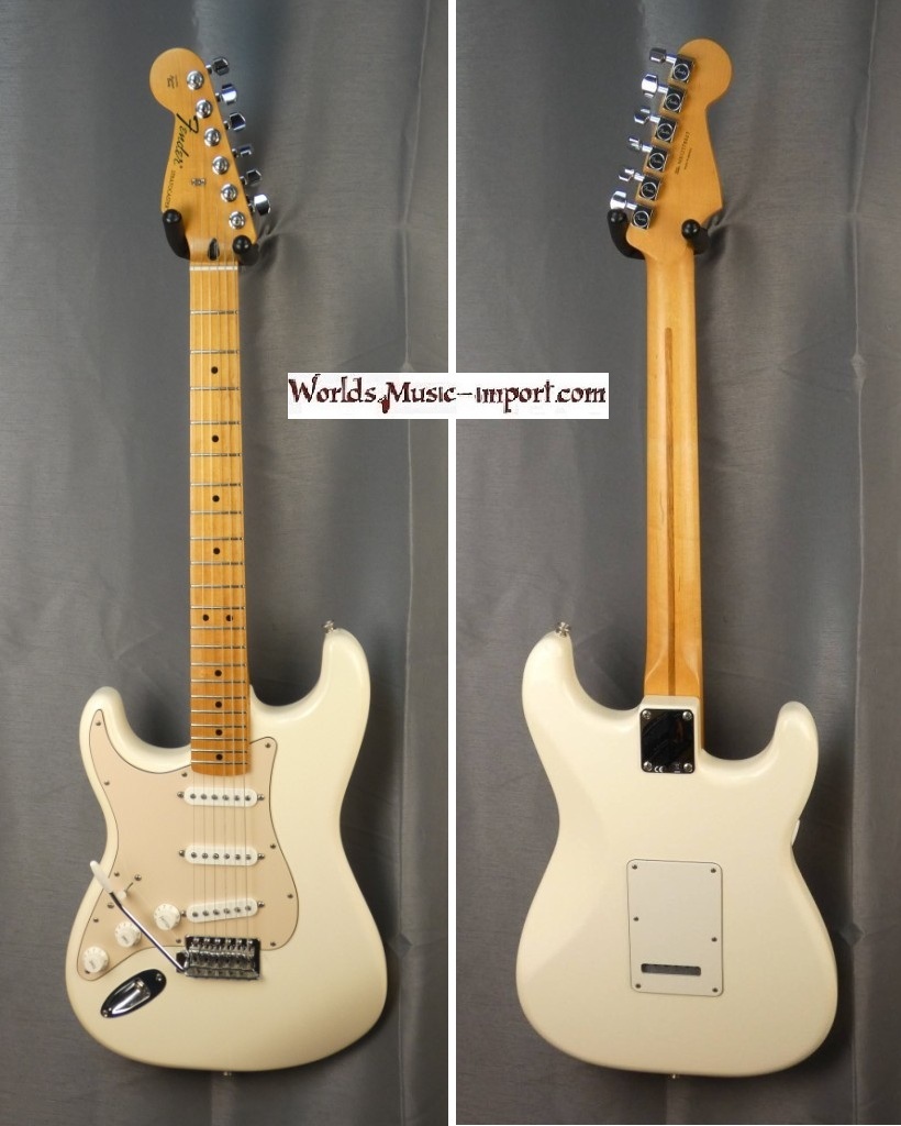 FENDER Stratocaster Standard OWT LH gaucher 2012