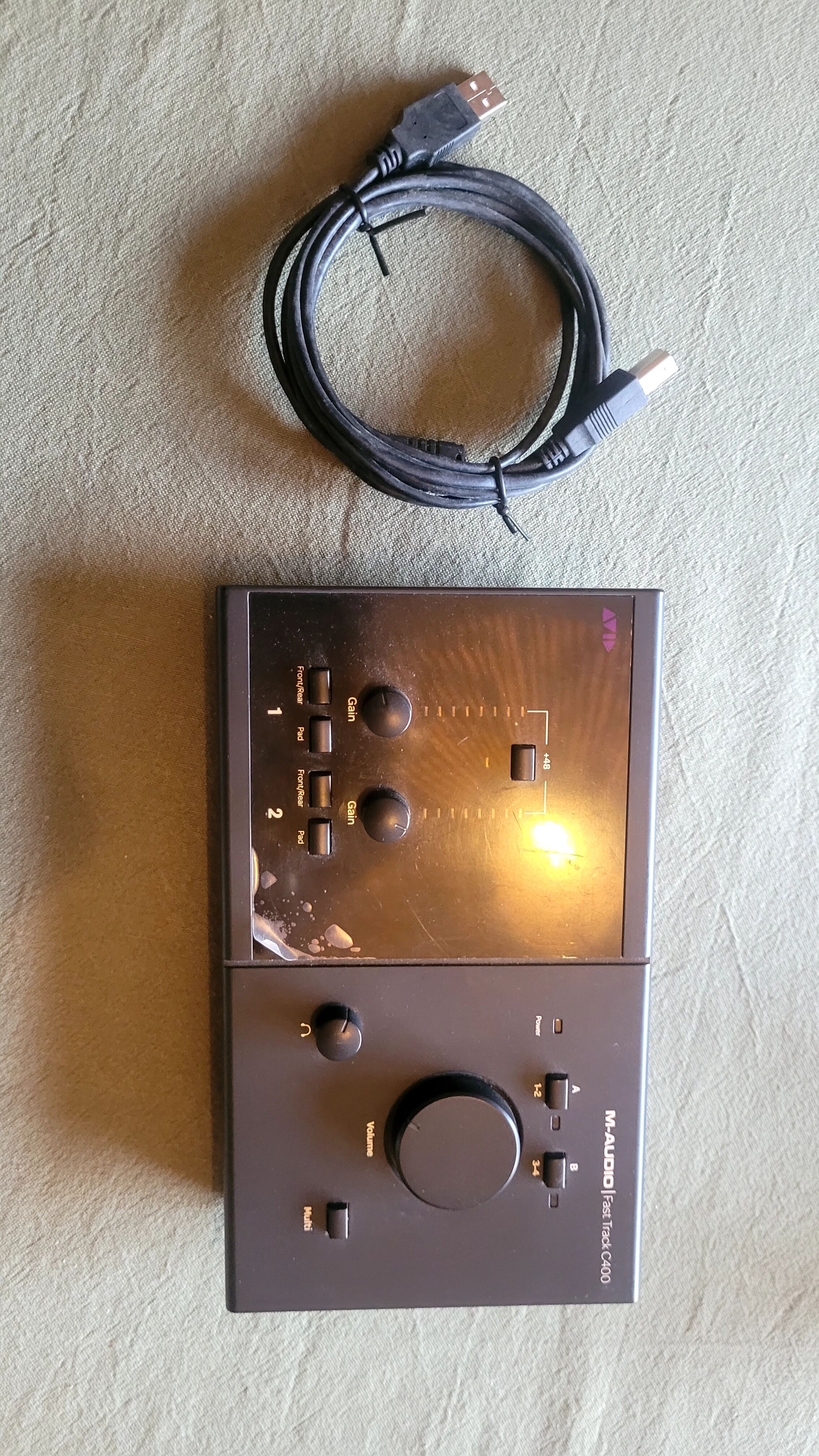 Vends carte son M Audio Fast Track très peu servie