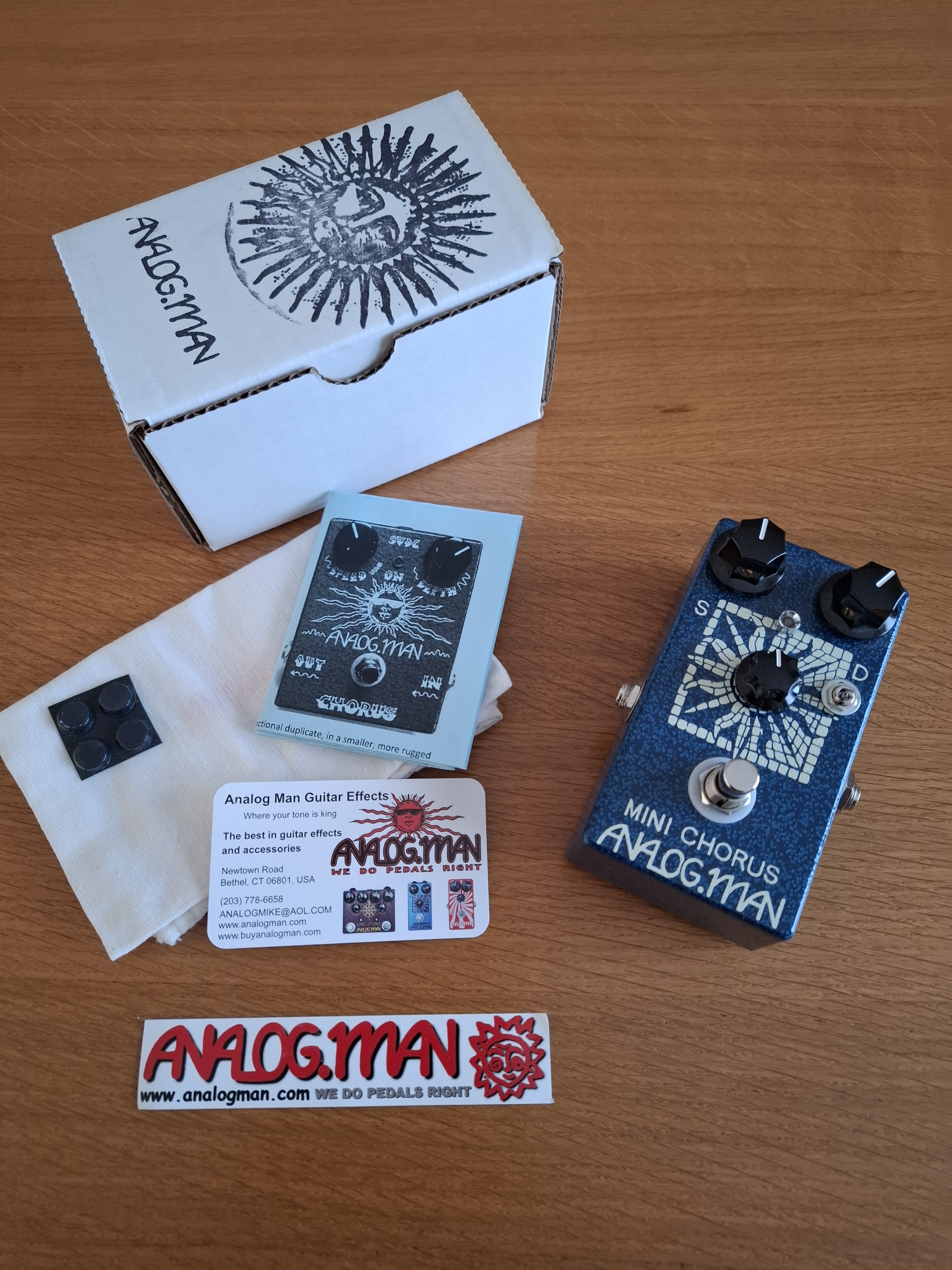 Vends pédale ANALOGMAN MINI CHORUS