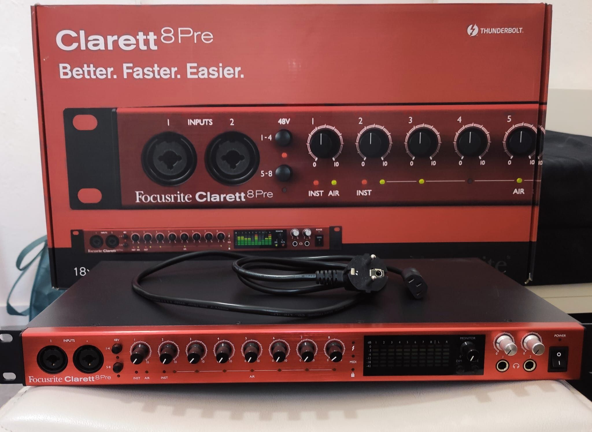 Focusrite 8pre Clarett Thunderbolt