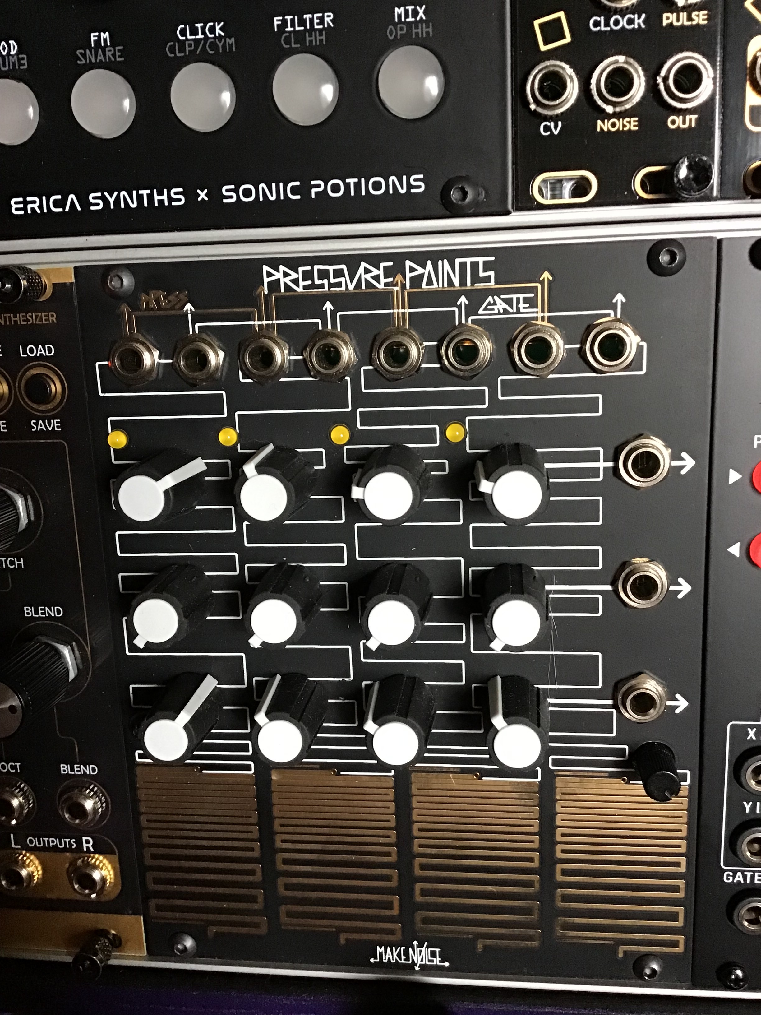 Vends pressure points