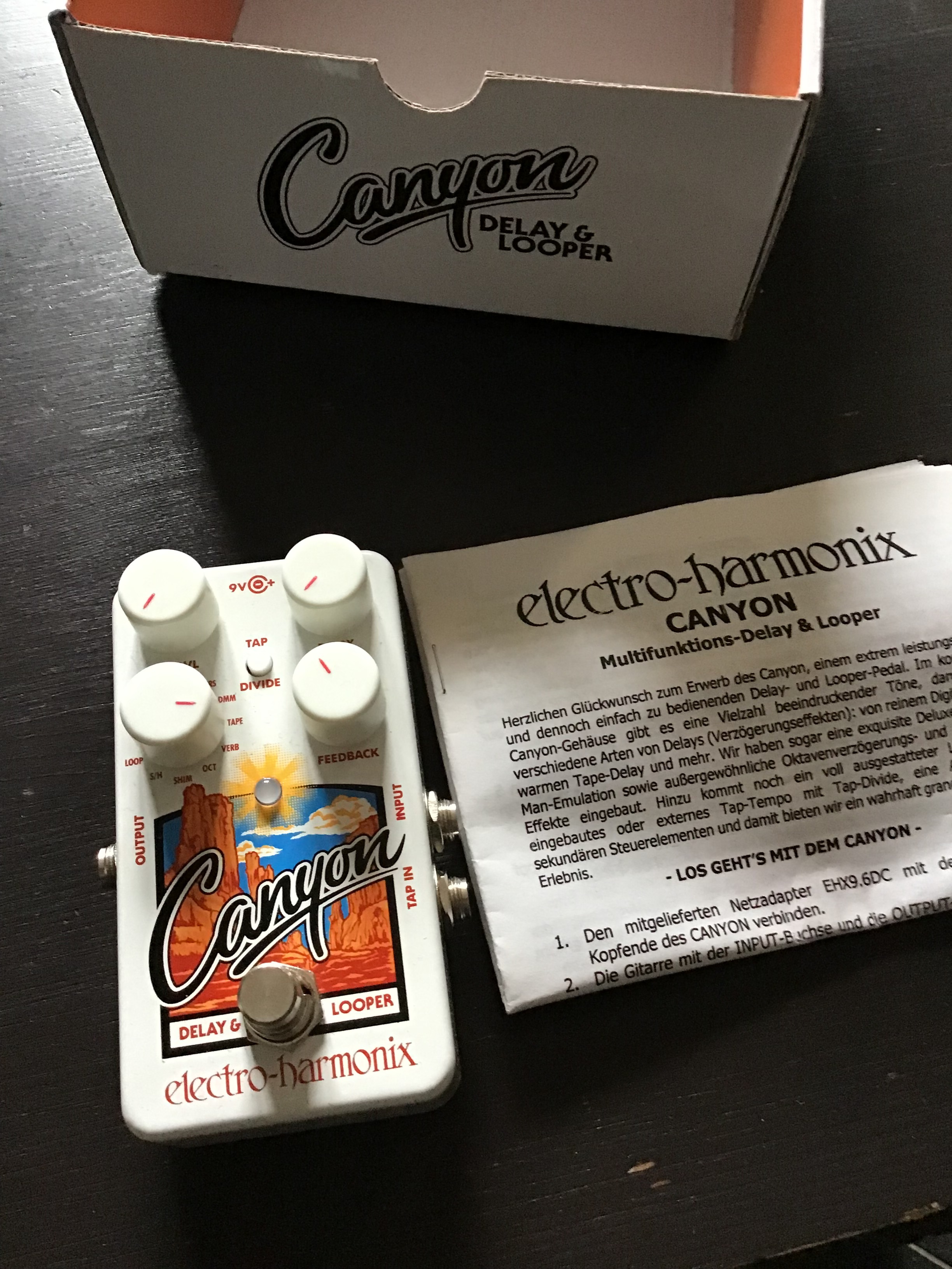 Vends pédale Canyon delay looper 