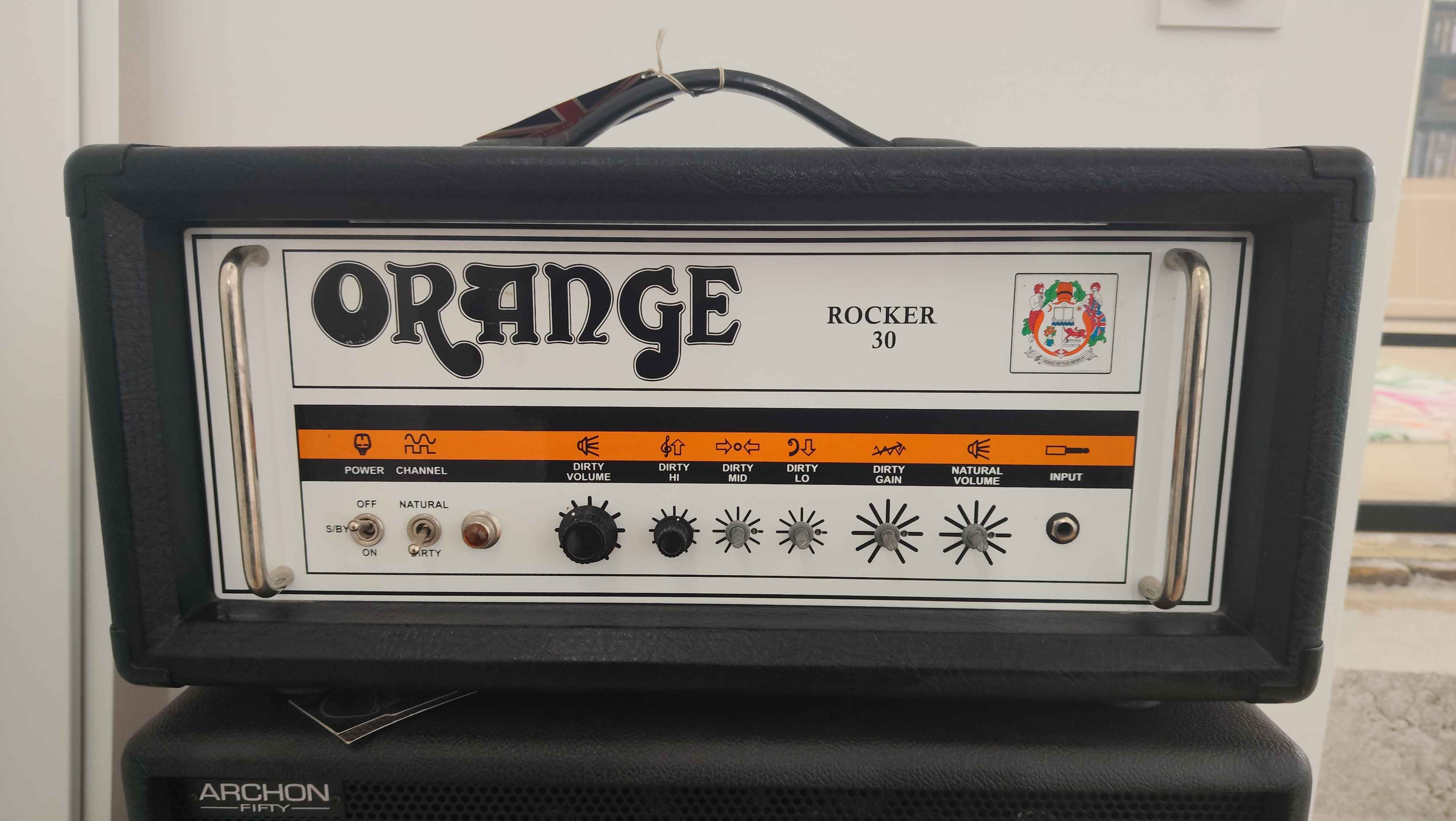 Orange Rocker 30 Head Black