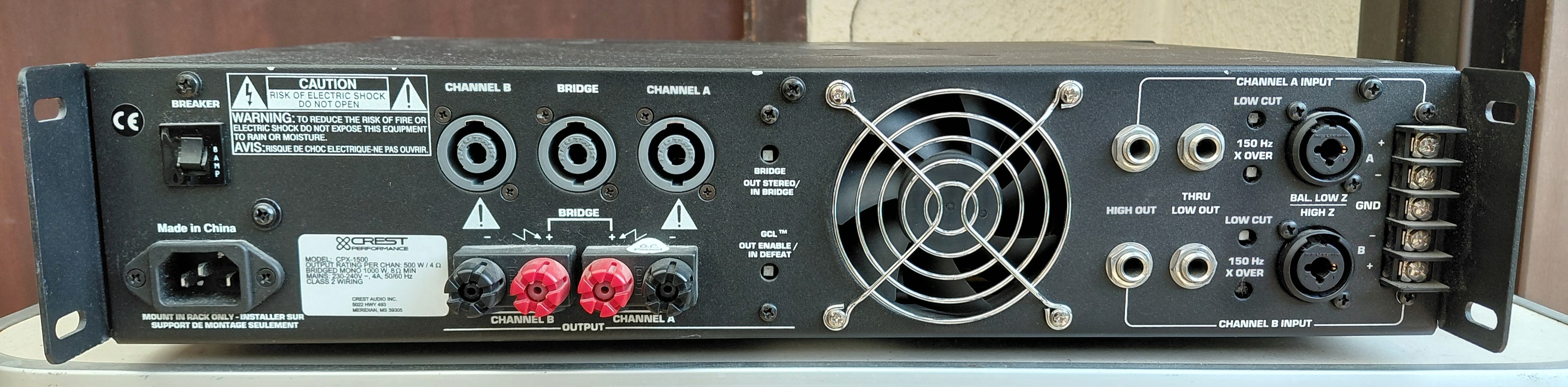 Ampli CREST Arriere