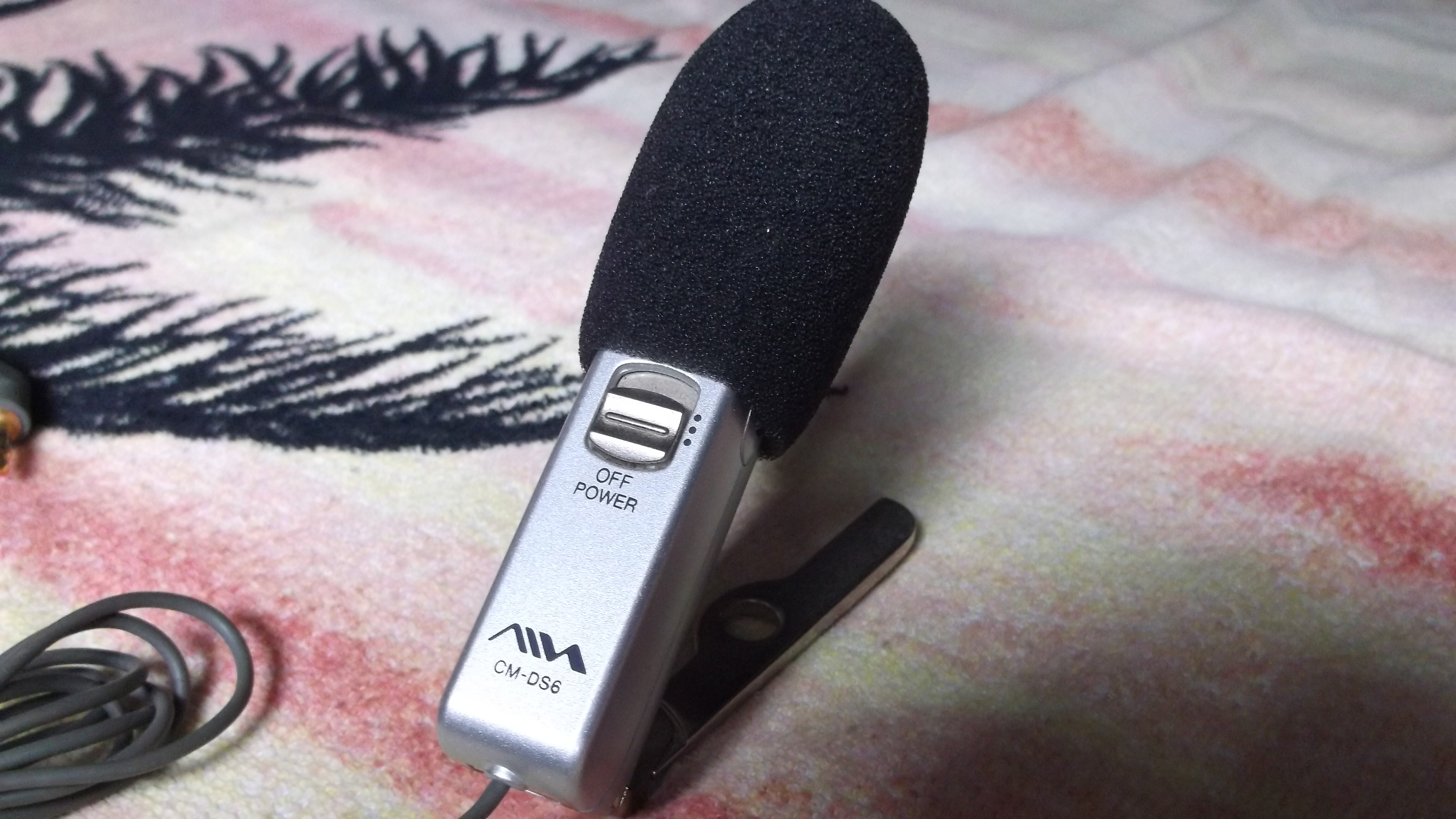  microphone electret stereo cm-ds6 de marque Aiwa 