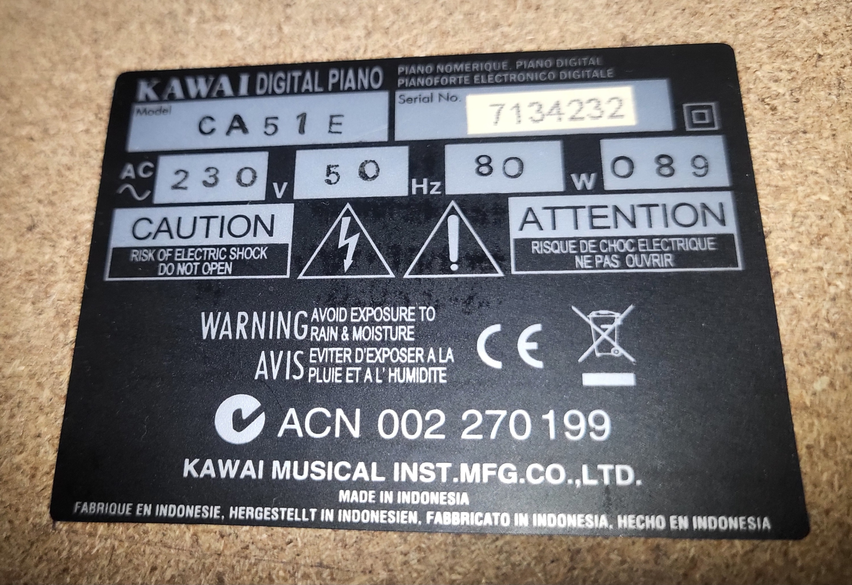 Kawai CA51 (17691)