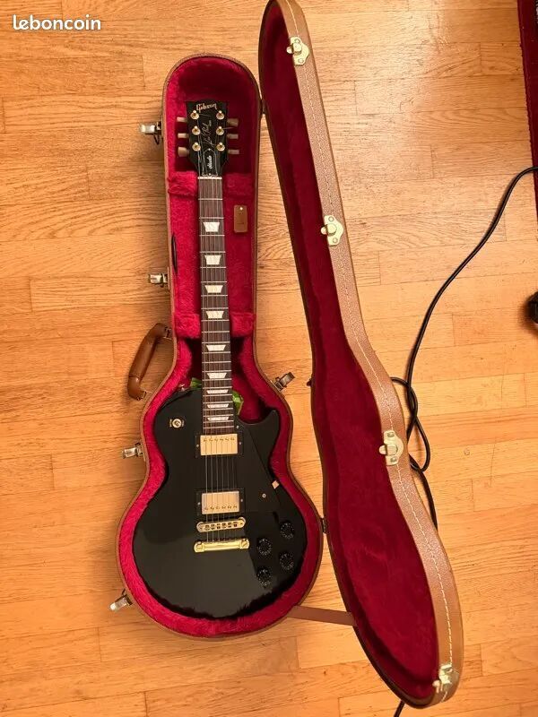 Gibson Les Paul Studio USA 2016 Ebony Gold – avec étui