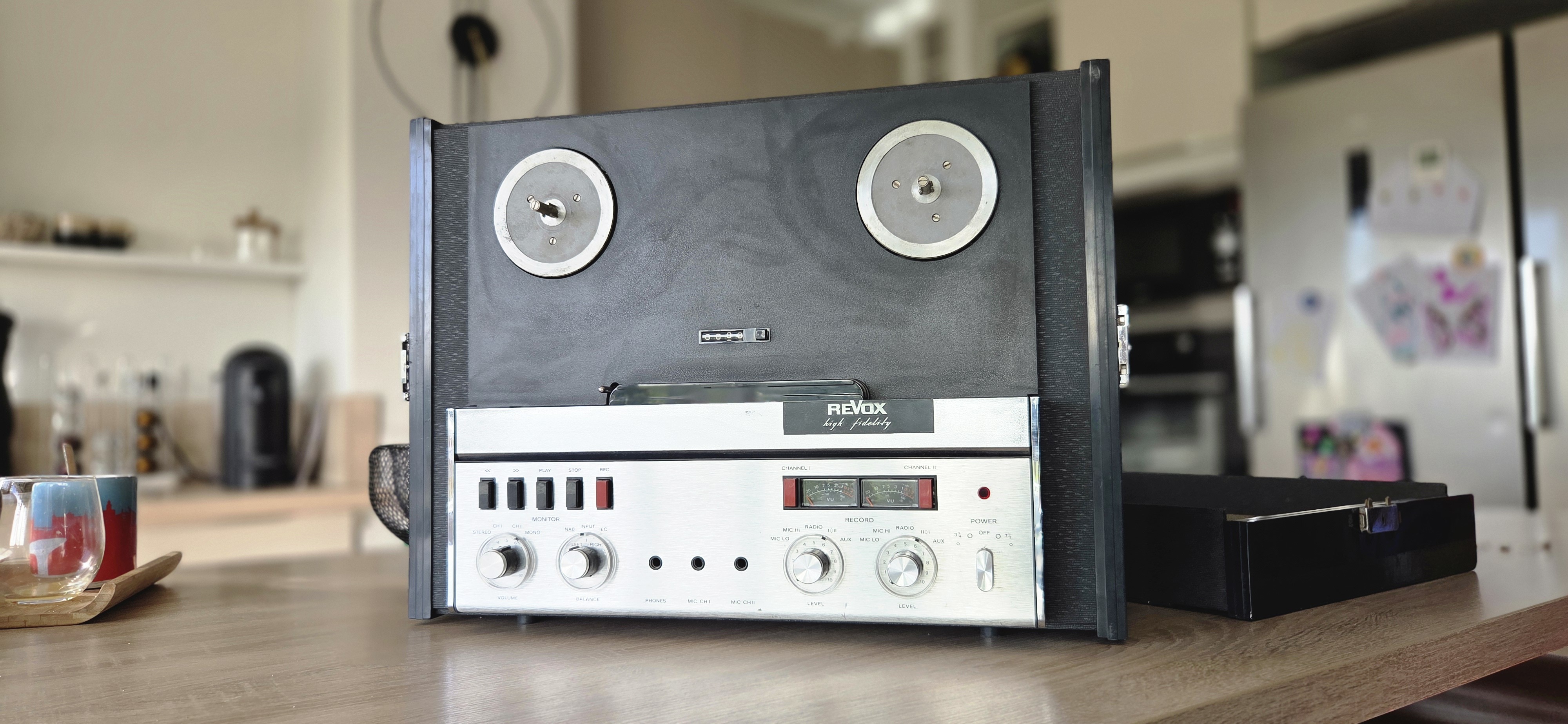 Revox A77 Mk I - 2 pistes 9,5/19 cm/s – complet avec capot – à restaurer