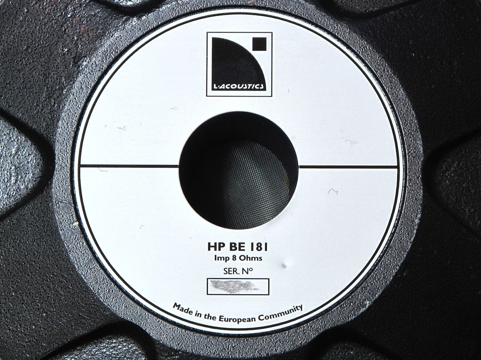 Vend 2 Hp Be 181 l'acoustics sb 218