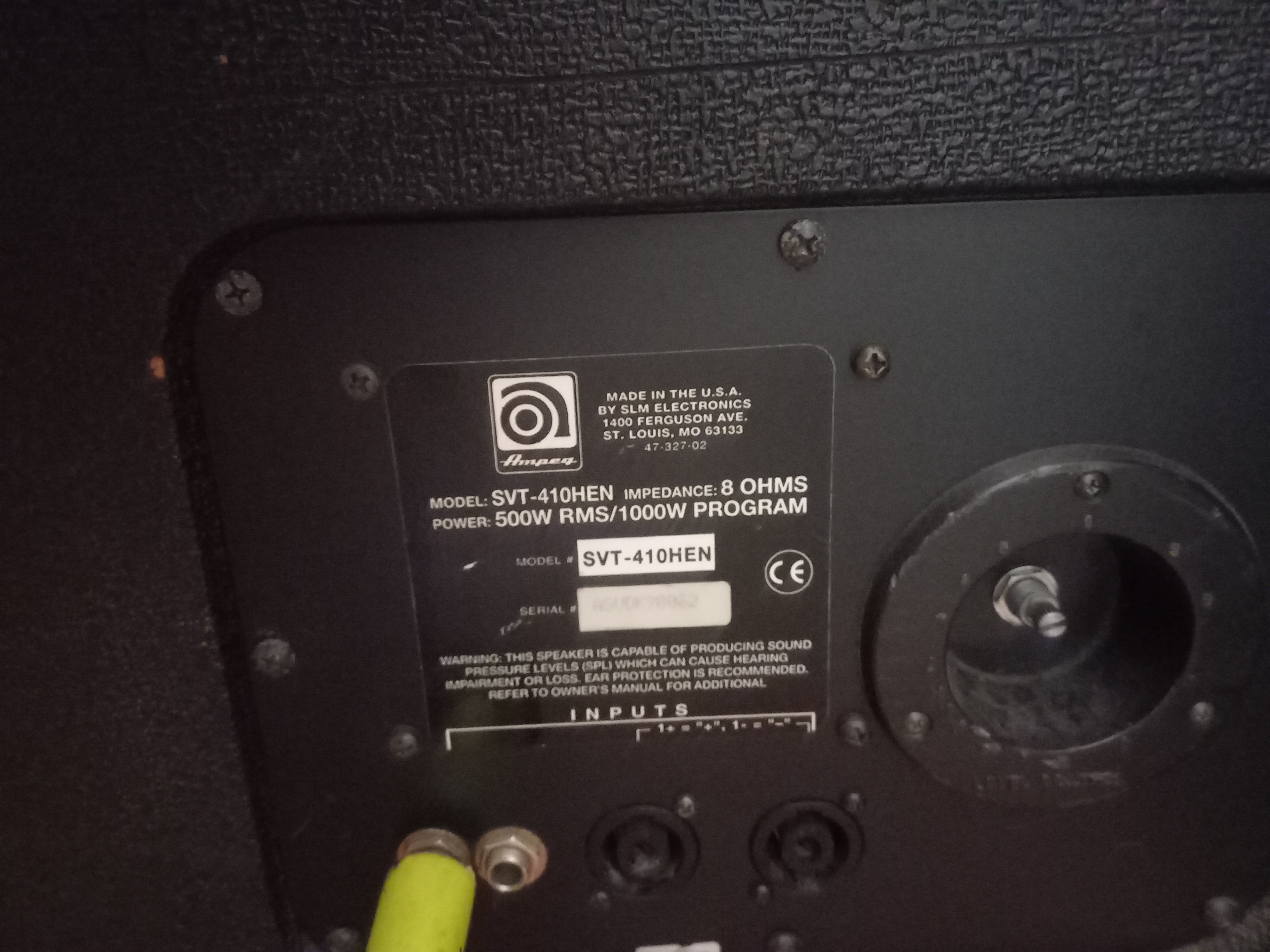 Ampeg Classic SVT-CL (5529)